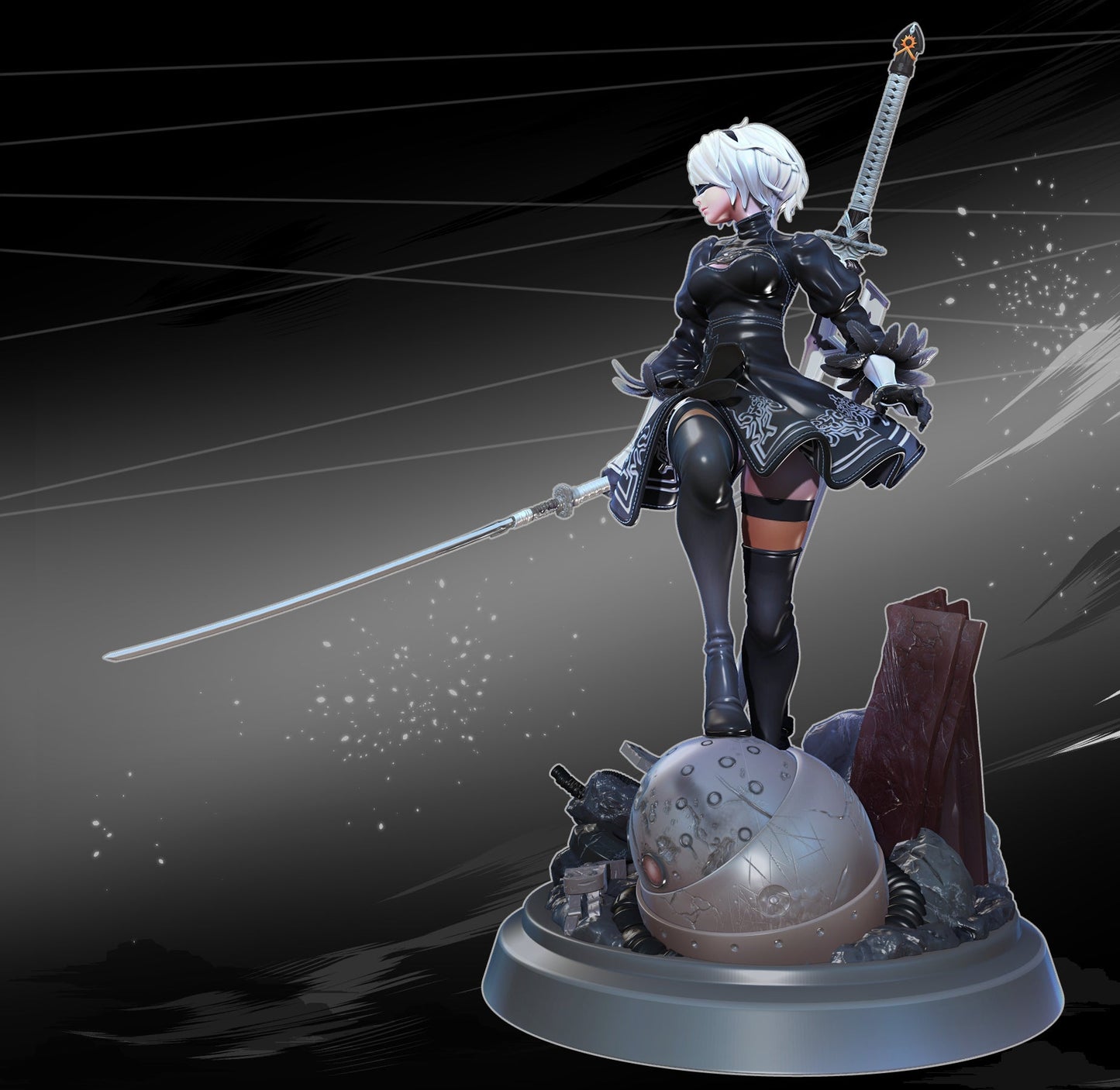 2B - NIER AUTOMATA - 1/8