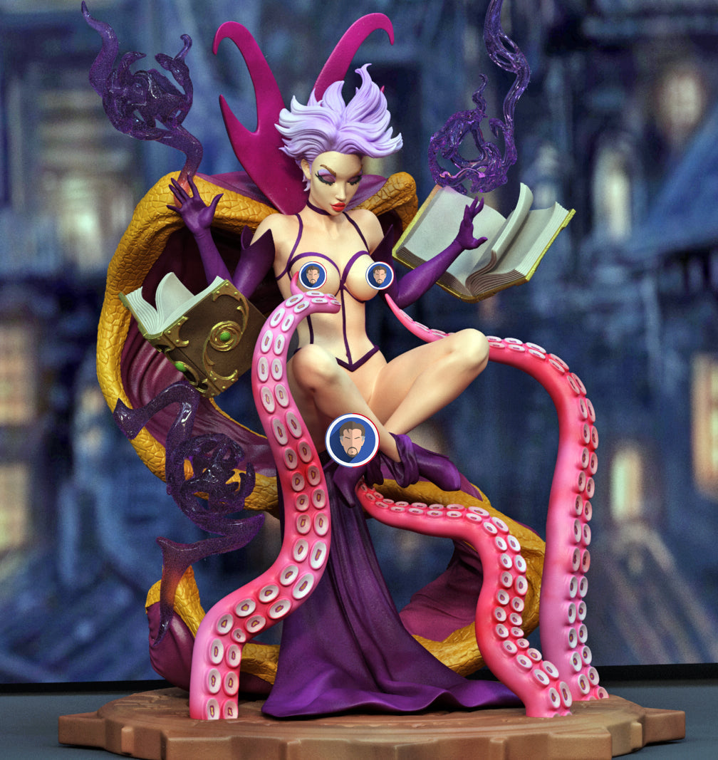 Female Strange Special Edition - STL 3D Print Files - 3D Printed Garage Kit ガレージキット Resin Model Scale Figure フィギュア