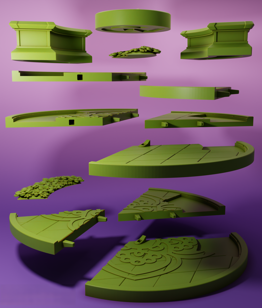 Nilou - Genshin Impact - STL 3D Print Files - 3D Printed Garage Kit ガレージキット Resin Model Scale Figure フィギュア
