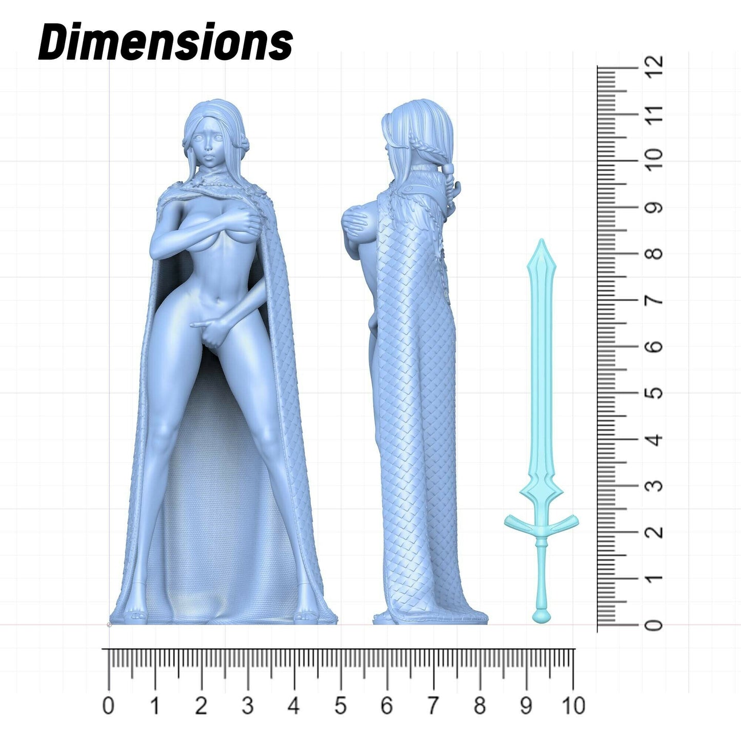 Woman Warrior Special Edition 1/8 Scale - 3D Printed Garage Kit ガレージキット Resin Model Scale Figure フィギュア