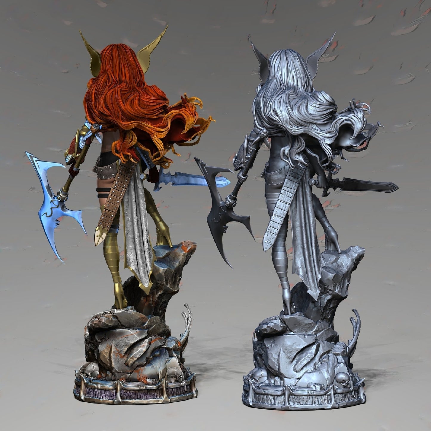 Angela - Spawn - Marvel Comics - STL 3D Print Files - 3D Printed Garage Kit ガレージキット Resin Model Scale Figure フィギュア