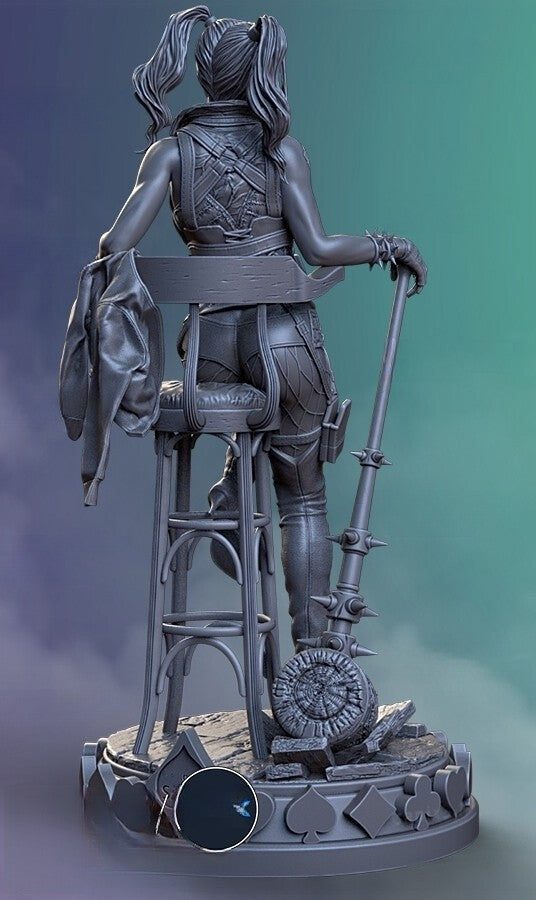 1572 Harley Quinn - DC Comics - STL 3D Print Files - 3D Printed Garage Kit ガレージキット Resin Model Scale Figure フィギュア