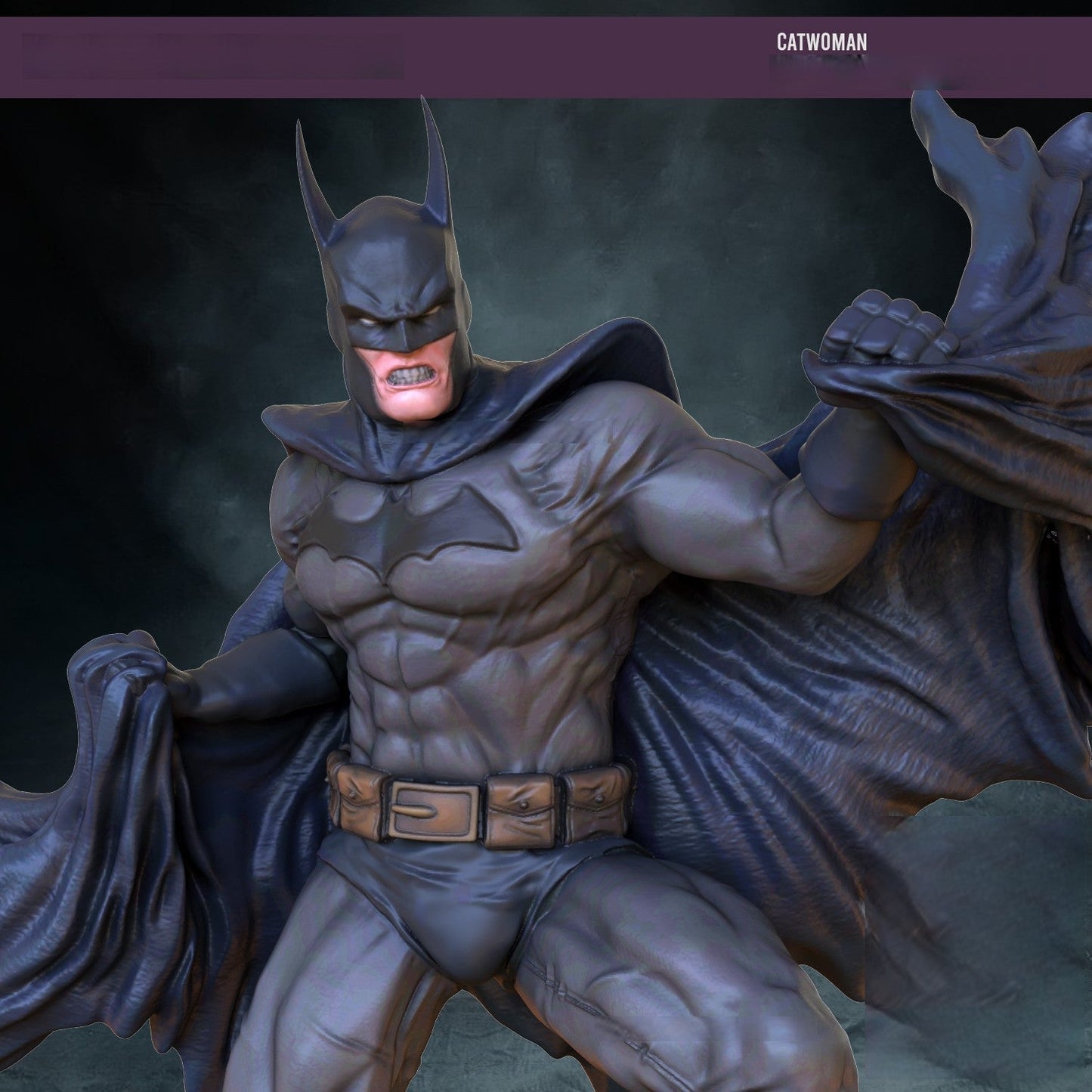 Catwoman Special Edition and Batman - DC Comics 1/8 Scale - 3D Printed Garage Kit ガレージキット Resin Model Scale Figure フィギュア
