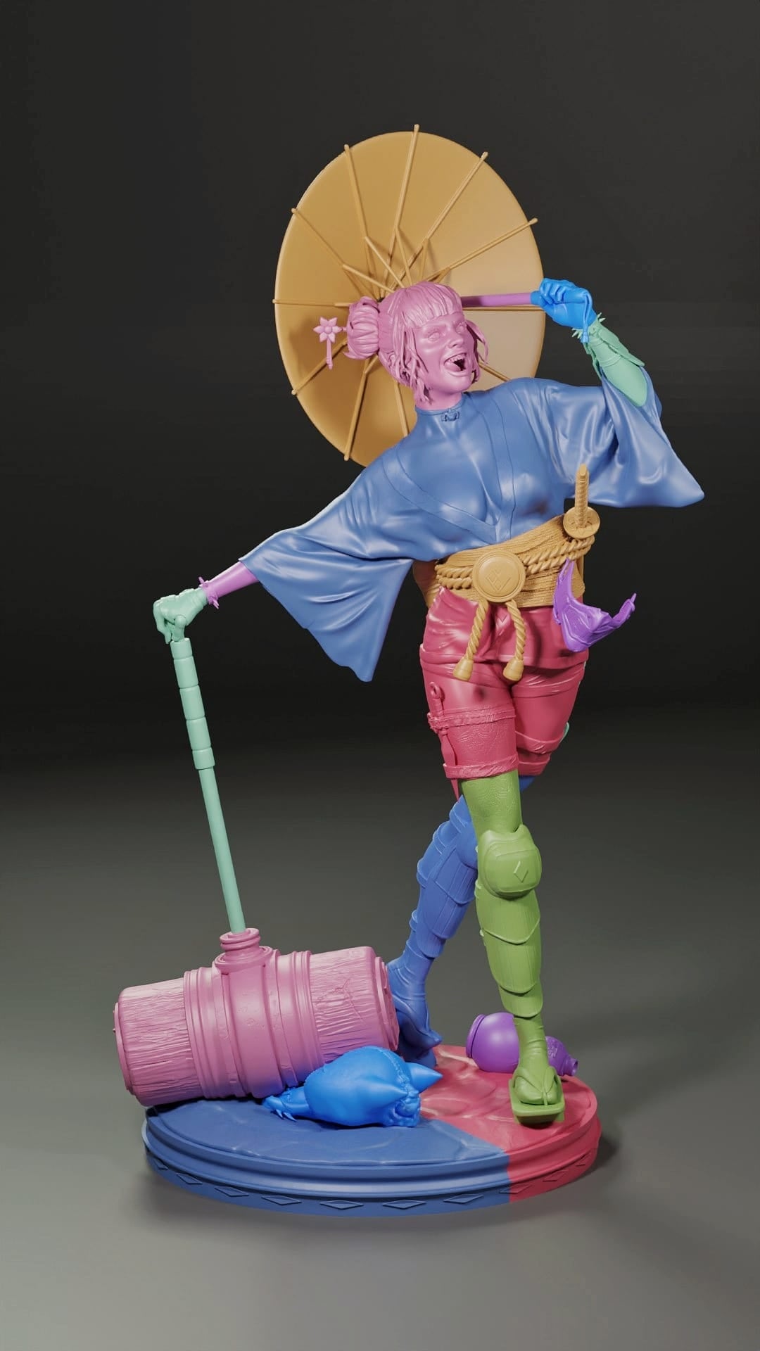 Harley Quinn Geisha 1/8 Scale