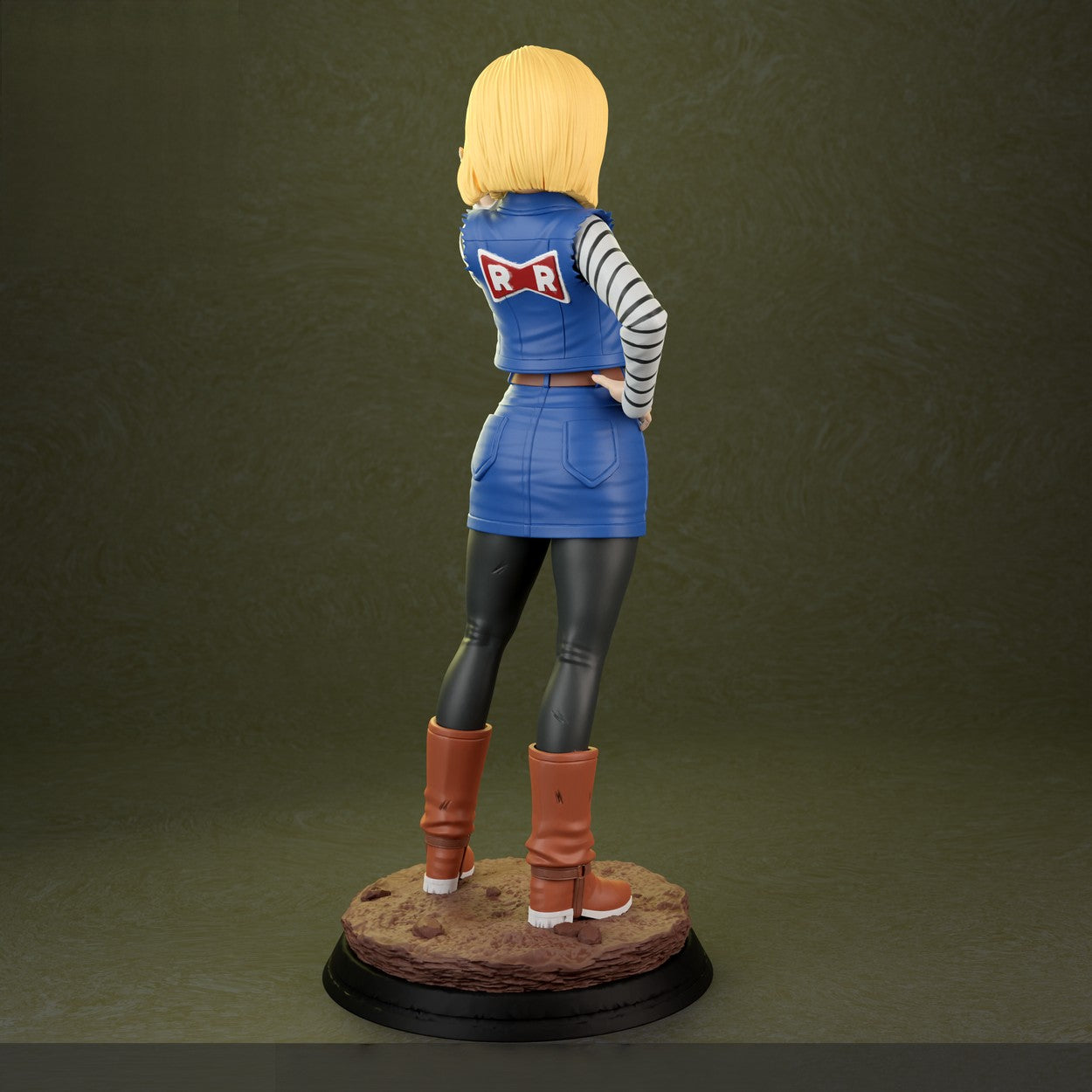 1386 Android 18 Special Edition - Dragon Ball - STL 3D Print Files - 3D Printed Garage Kit ガレージキット Resin Model Scale Figure フィギュア