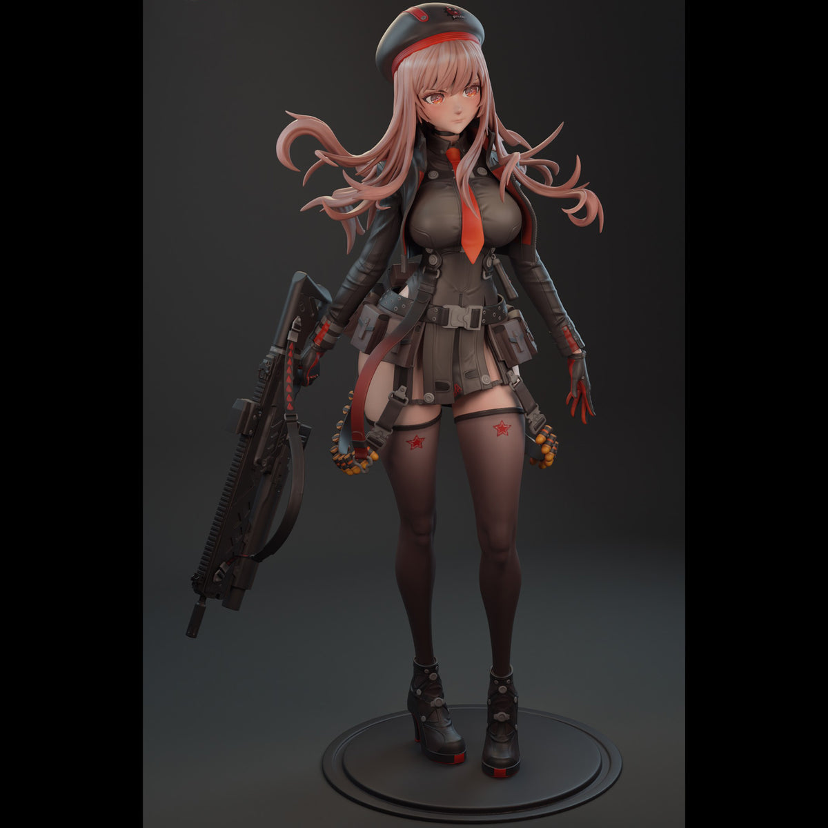 Rapi Resin Garage Kit – Game – 1/8 Scale | Unpainted 3D Printed Resin Model