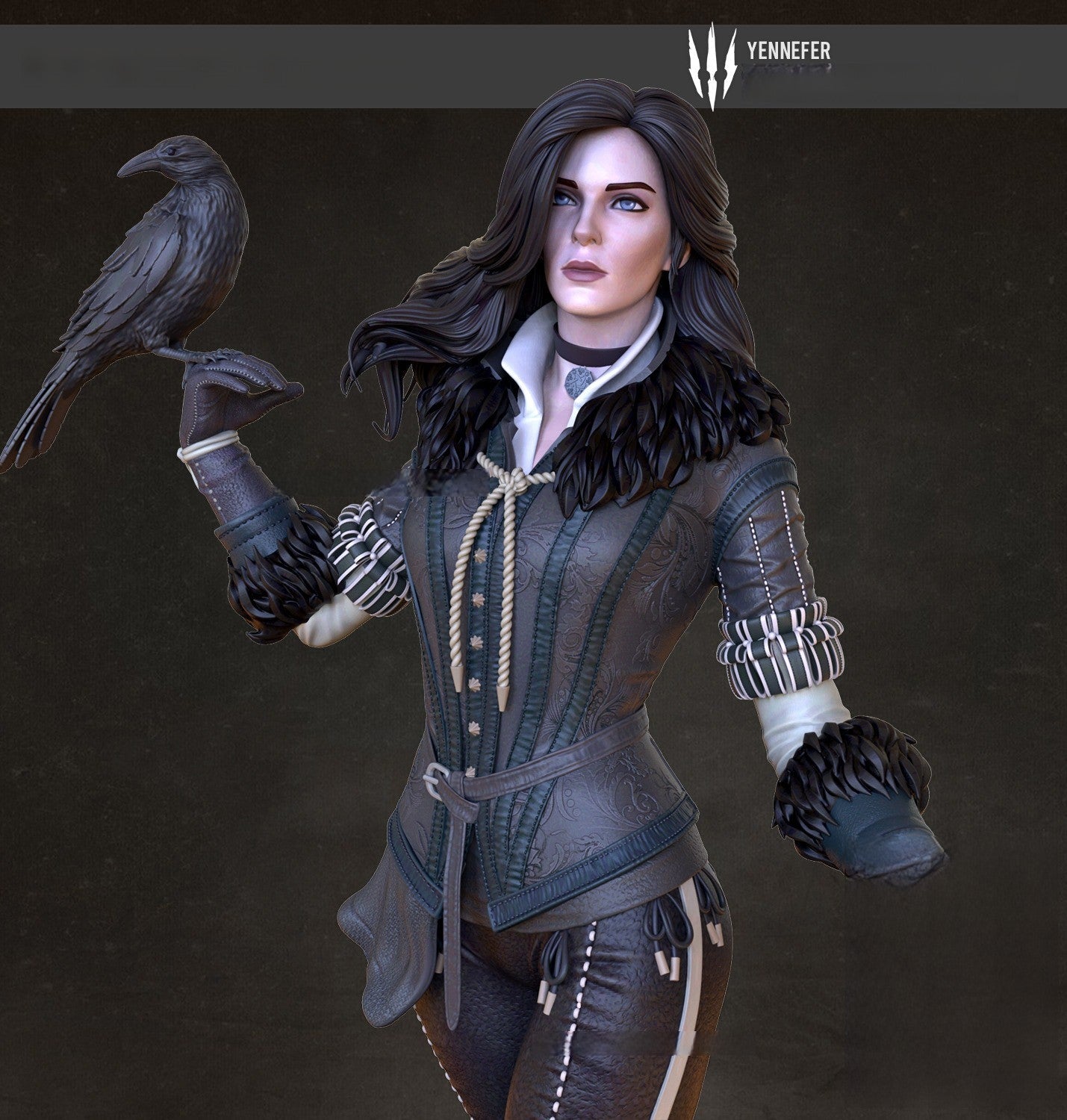 Yennefer Special Edition - The Witcher 1/8 Scale - 3D Printed Garage Kit ガレージキット Resin Model Scale Figure フィギュア