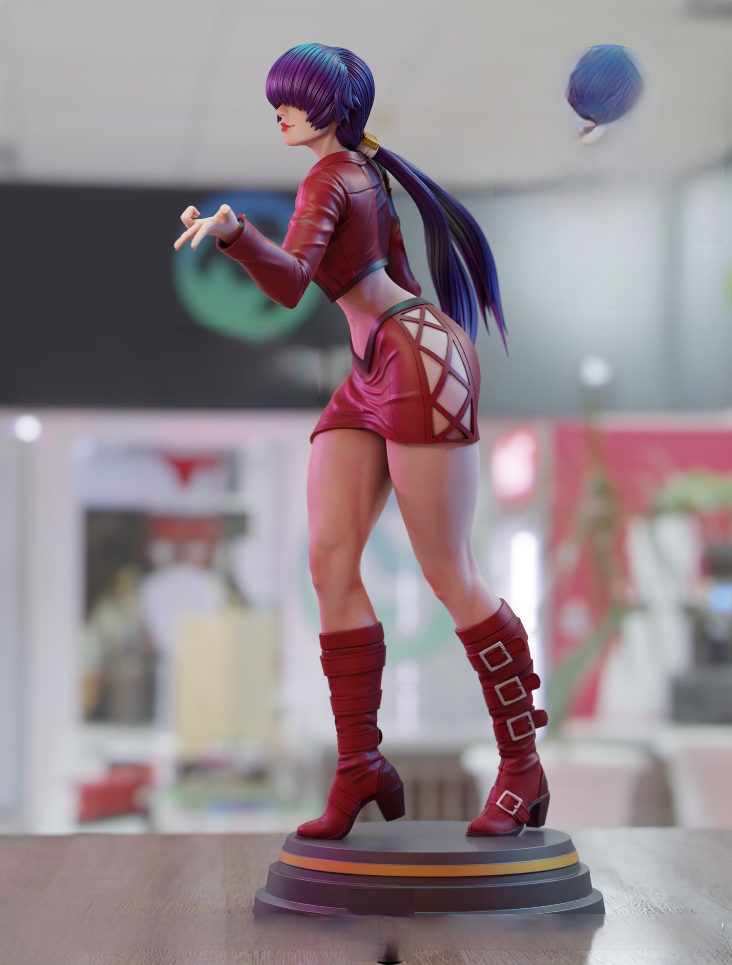 Shermie Special Edition - The King of Fighters - STL 3D Print Files - 3D Printed Garage Kit ガレージキット Resin Model Scale Figure フィギュア