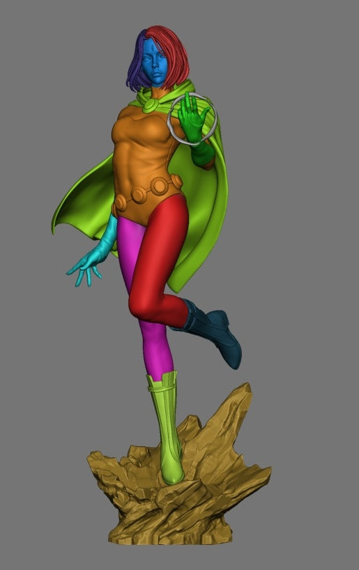 Raven - DC Comics 1/8 Scale - 3D Printed Garage Kit ガレージキット Resin Model Scale Figure フィギュア