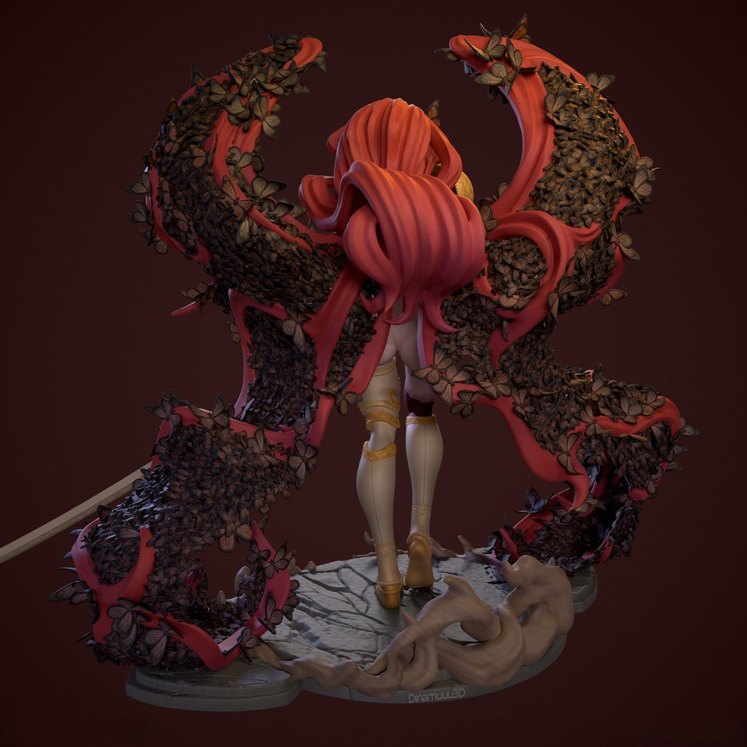 1583 Malenia Special Edition - Elden Ring - STL 3D Print Files - 3D Printed Garage Kit ガレージキット Resin Model Scale Figure フィギュア