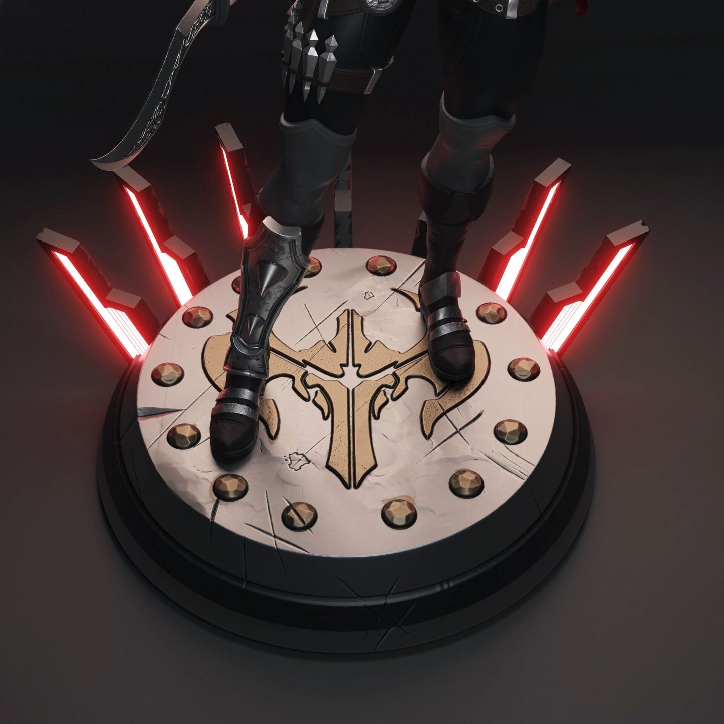 Katarina Special Edition - League of Legends - STL 3D Print Files - 3D Printed Garage Kit ガレージキット Resin Model Scale Figure フィギュア