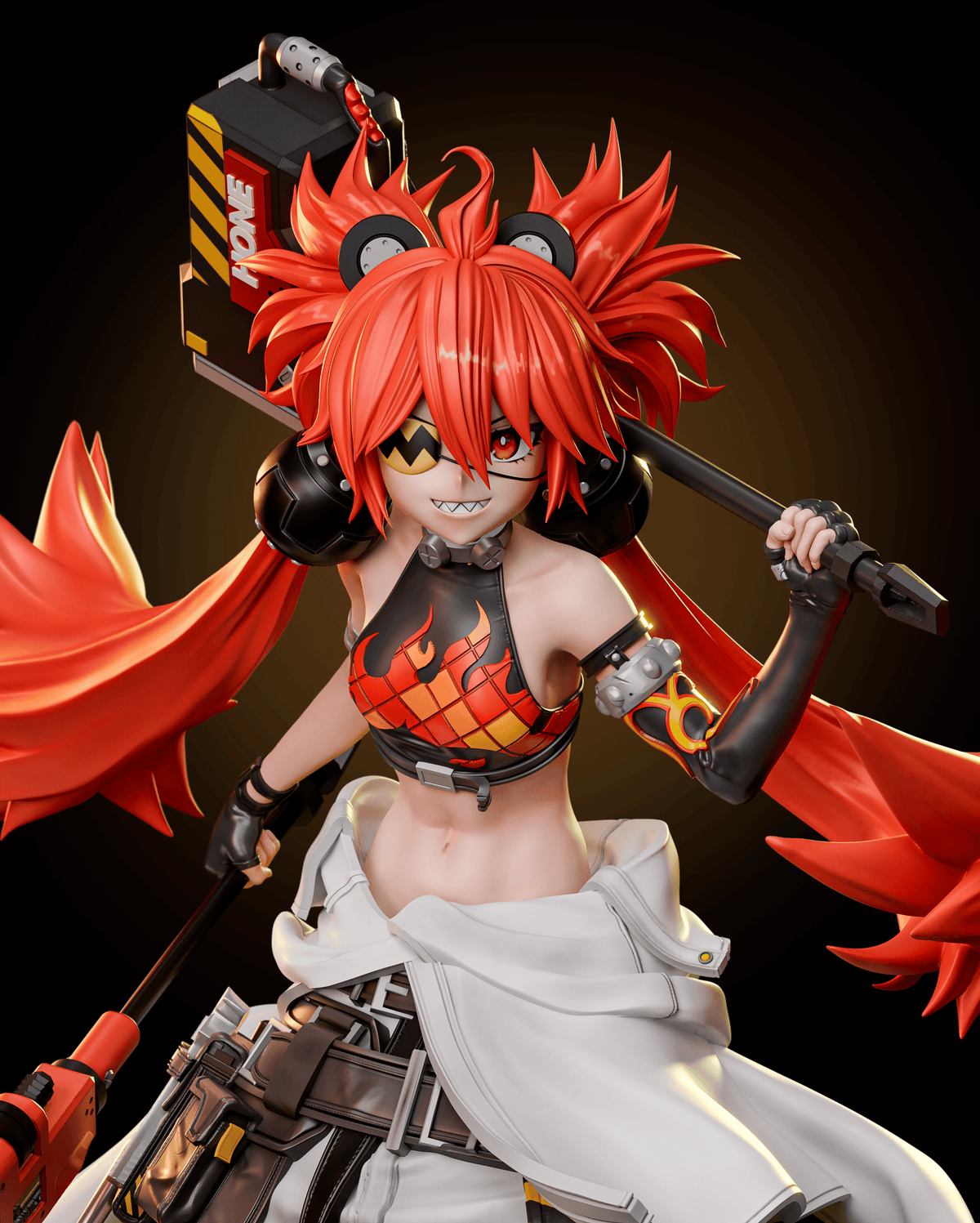 Royal Modern Anime Game Hero Champion resin kit view 4