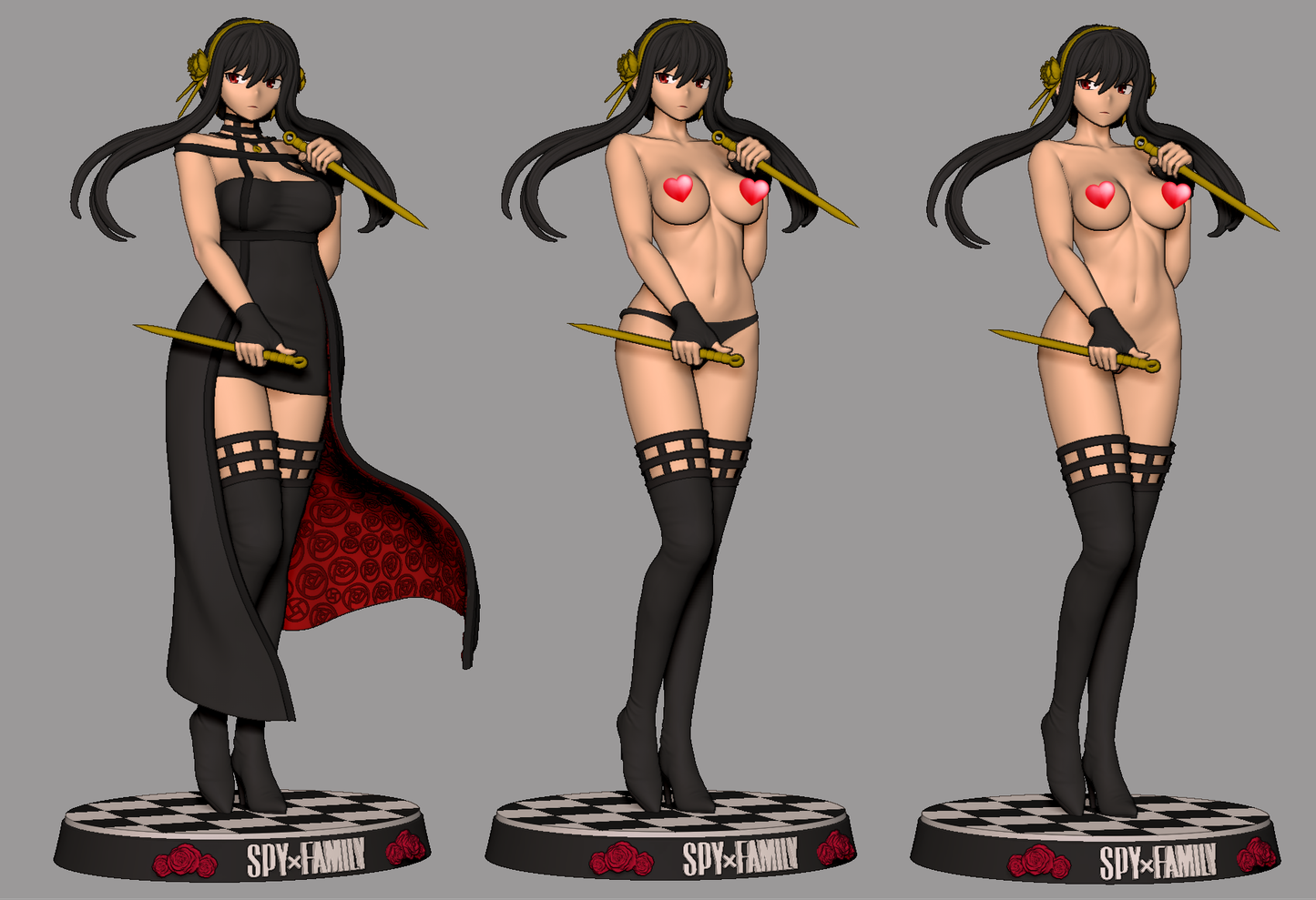 1277 Yor Forger Special Edition - Spy x Family - STL 3D Print Files - 3D Printed Garage Kit ガレージキット Resin Model Scale Figure フィギュア