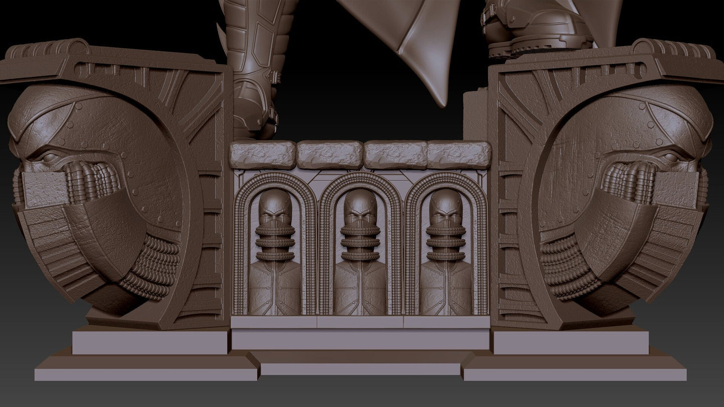 Justice League 3000 Batman - Arkham Knight - STL 3D Print Files - 3D Printed Garage Kit ガレージキット Resin Model Scale Figure フィギュア