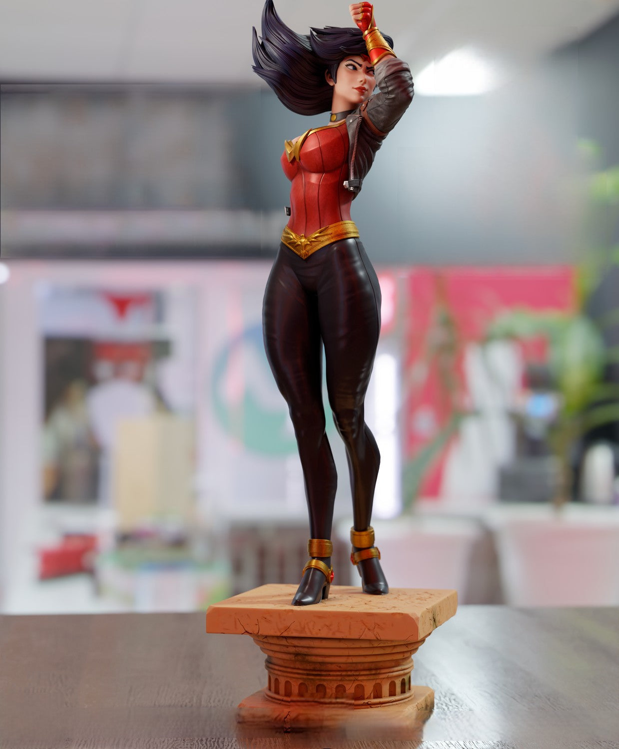 1833 Wonder Woman Special Edition - STL 3D Print Files - 3D Printed Garage Kit ガレージキット Resin Model Scale Figure フィギュア
