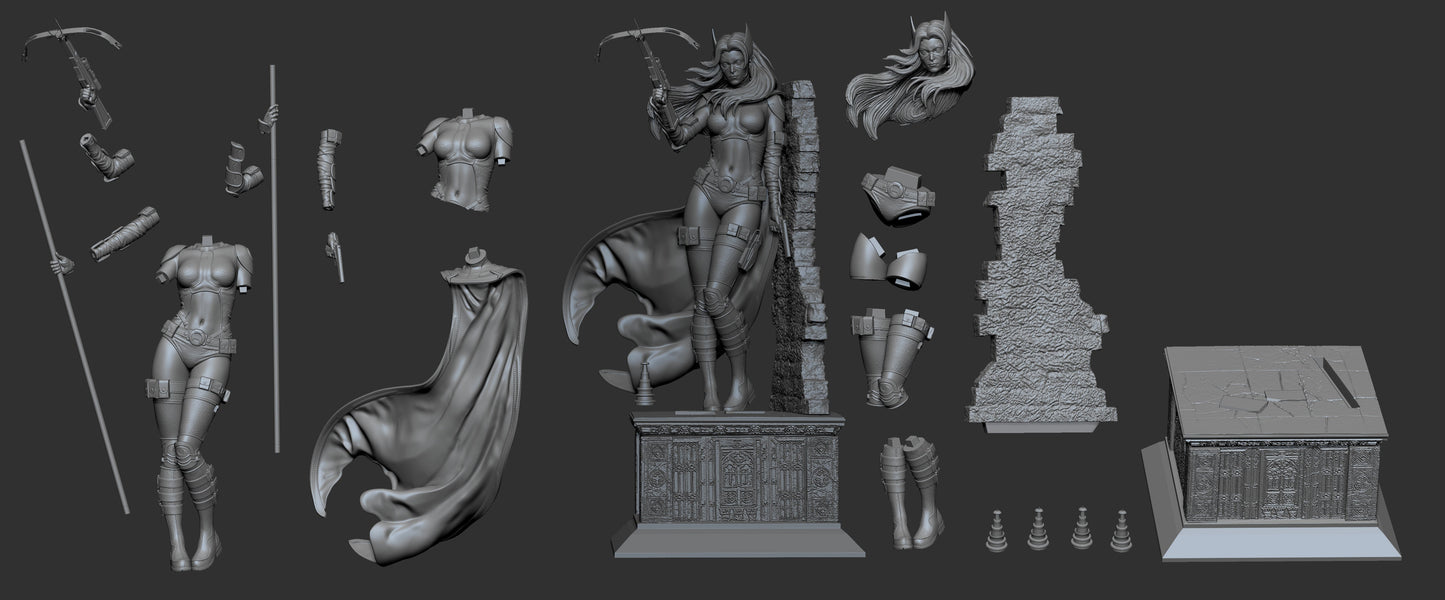 Huntress 1/8 Scale