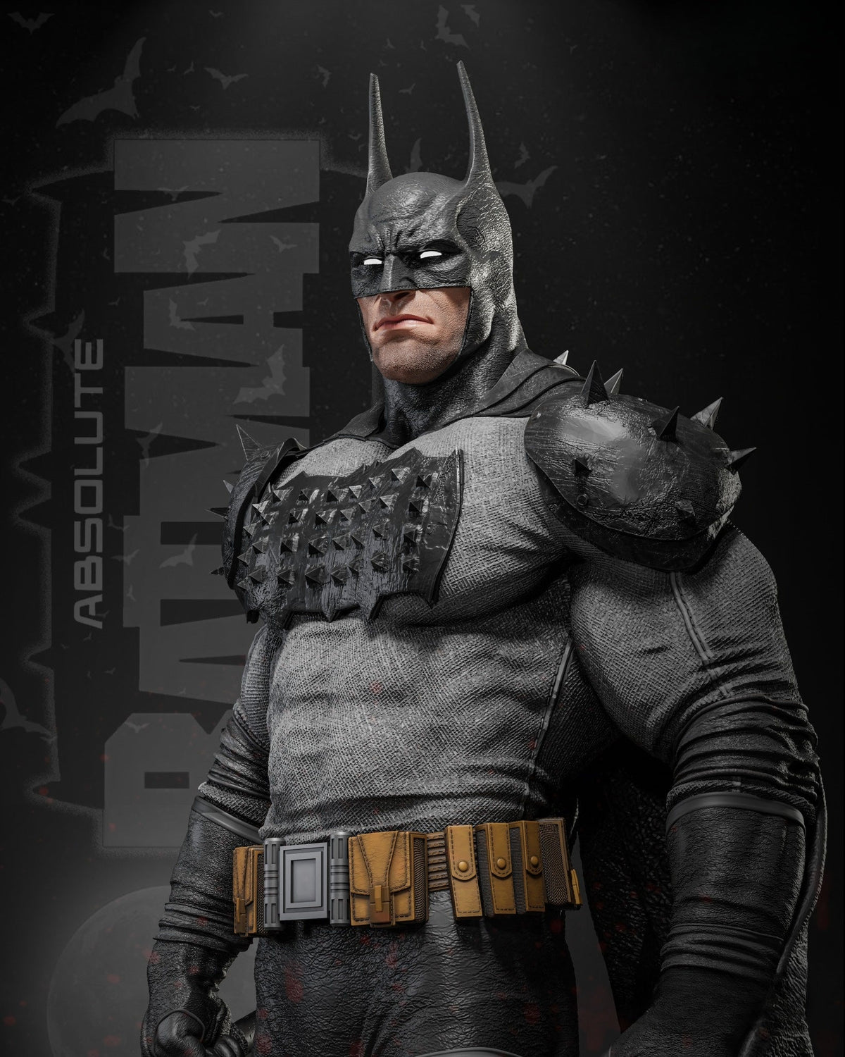 Absolute Armored Bat Vigilante resin kit view 10