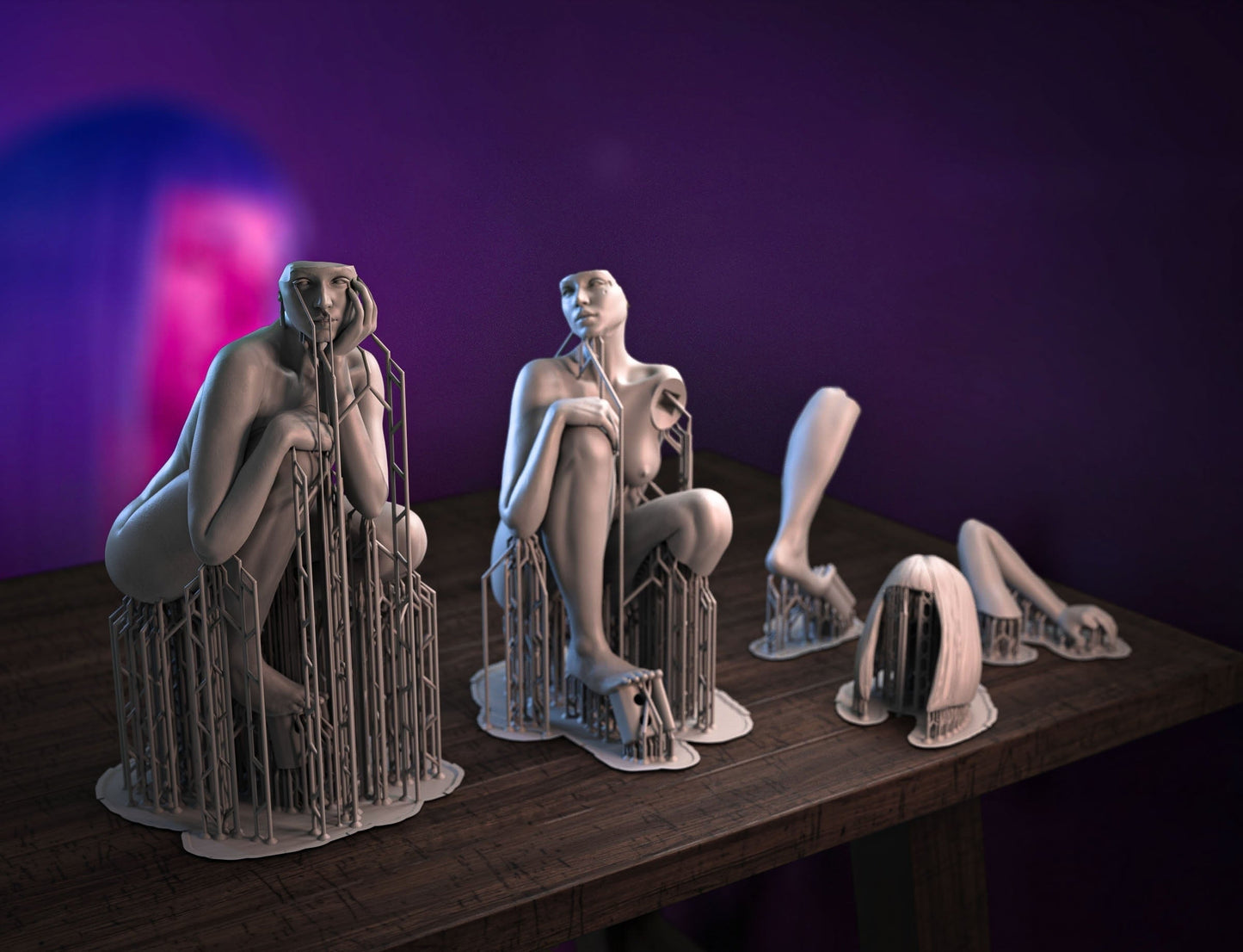 Joi Special Edition - Blade Runner 2049 - 1/8 Scale - 3D Printed Garage Kit ガレージキット Resin Model Scale Figure フィギュア