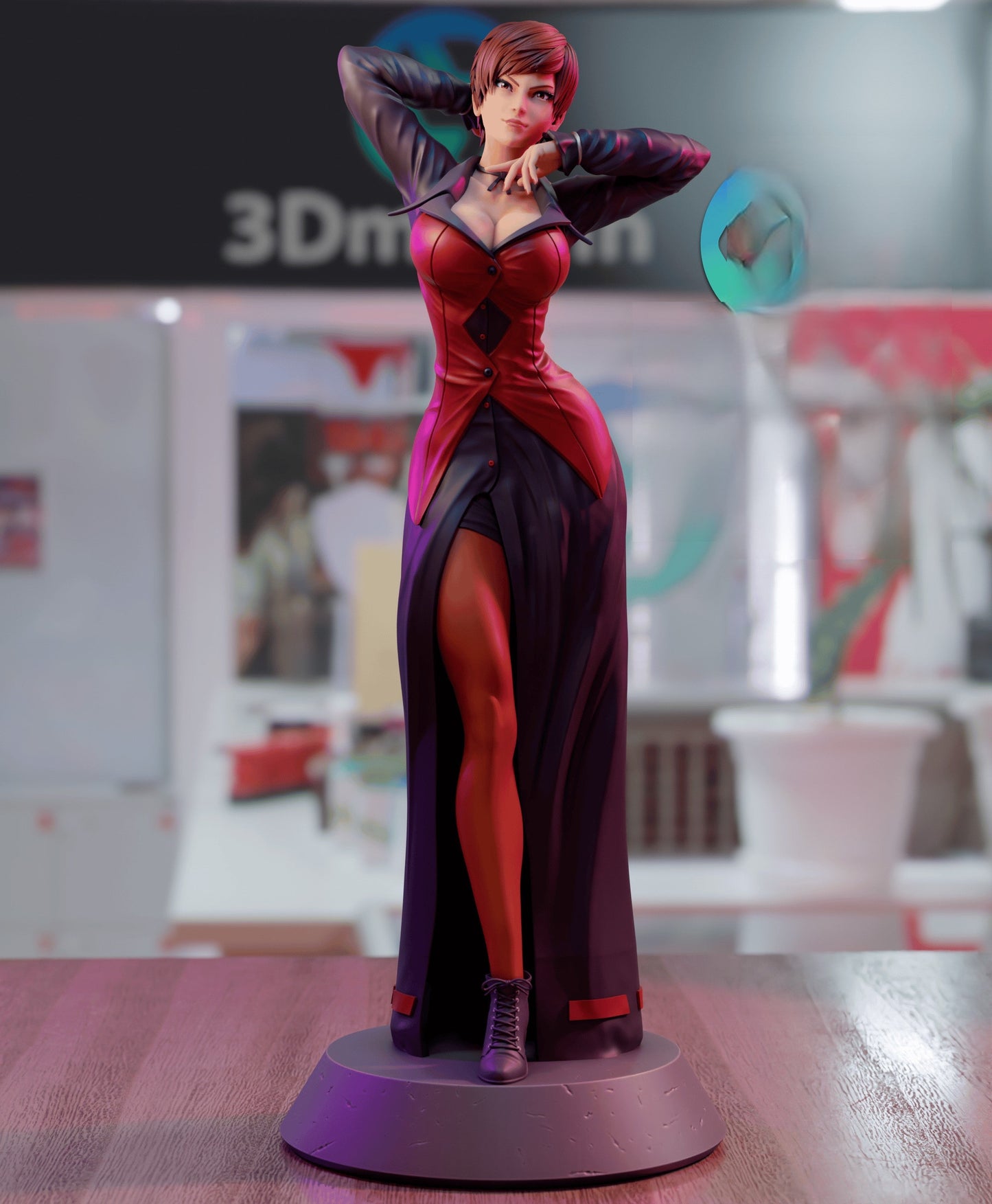 Vice Special Edition - The King of Fighters - STL 3D Print Files - 3D Printed Garage Kit ガレージキット Resin Model Scale Figure フィギュア