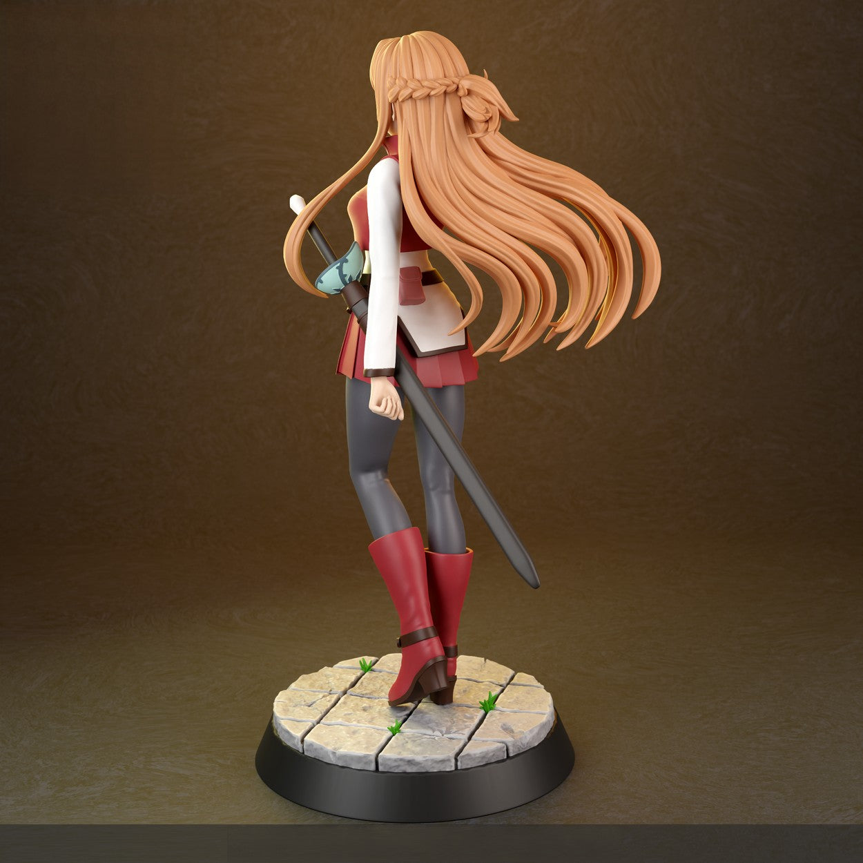 1387 Yuuki Asuna Special Edition - Sword Art Online - STL 3D Print Files - 3D Printed Garage Kit ガレージキット Resin Model Scale Figure フィギュア