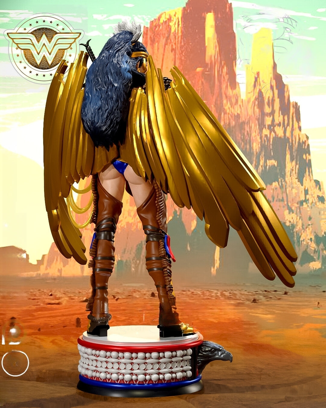 1582 Wonder Woman Alternative - STL 3D Print Files - 3D Printed Garage Kit ガレージキット Resin Model Scale Figure フィギュア