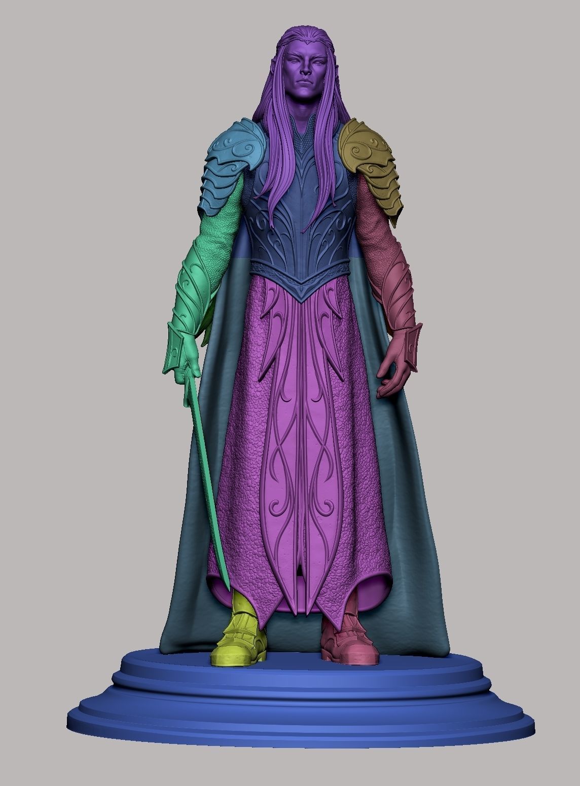 Thranduil - The Lord Of The Rings - STL 3D Print Files - 3D Printed Garage Kit ガレージキット Resin Model Scale Figure フィギュア
