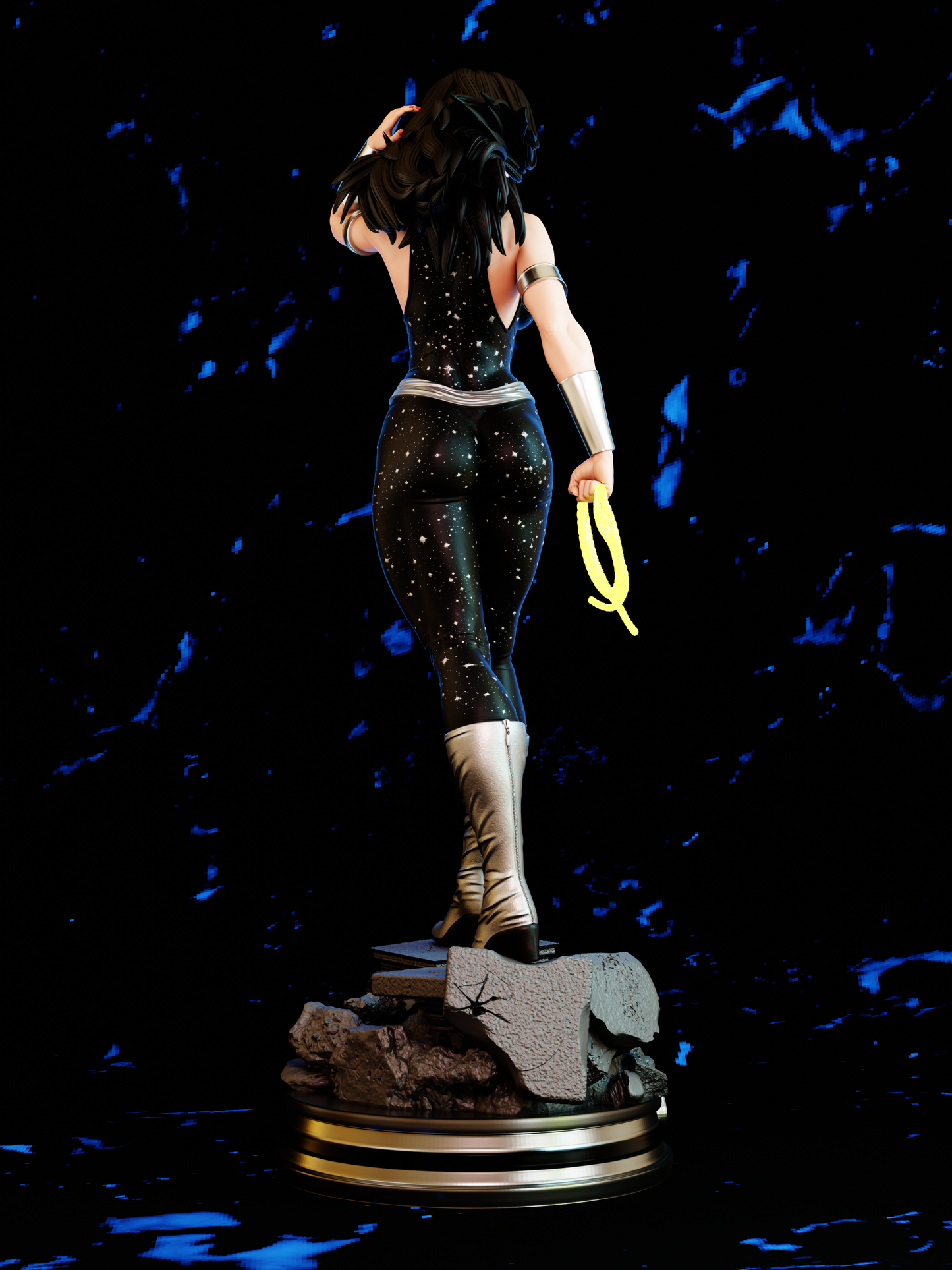 Donna Troy - DC Comics - STL 3D Print Files - 3D Printed Garage Kit ガレージキット Resin Model Scale Figure フィギュア