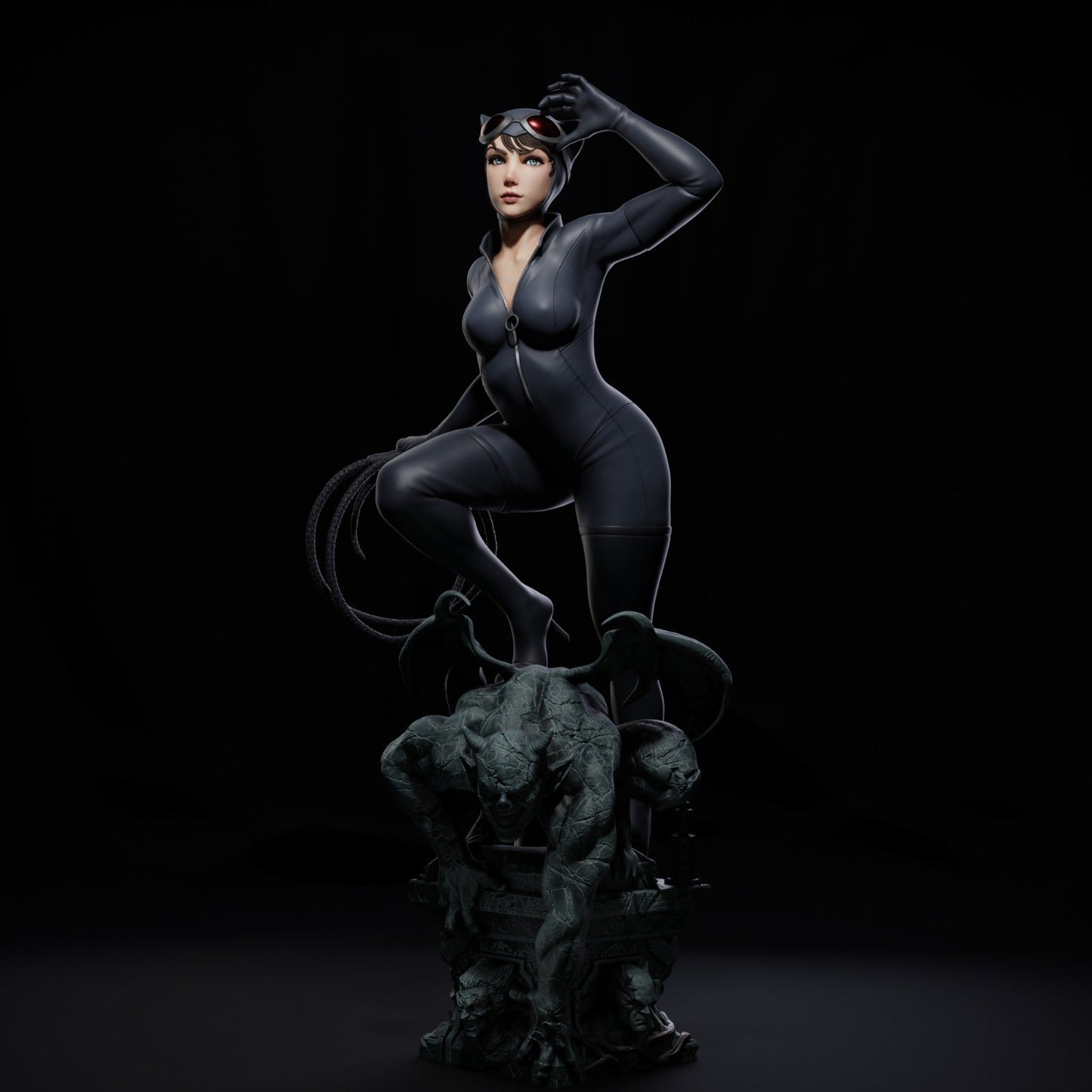 1272 CATWOMAN - DC Comics - STL 3D Print Files - 3D Printed Garage Kit ガレージキット Resin Model Scale Figure フィギュア