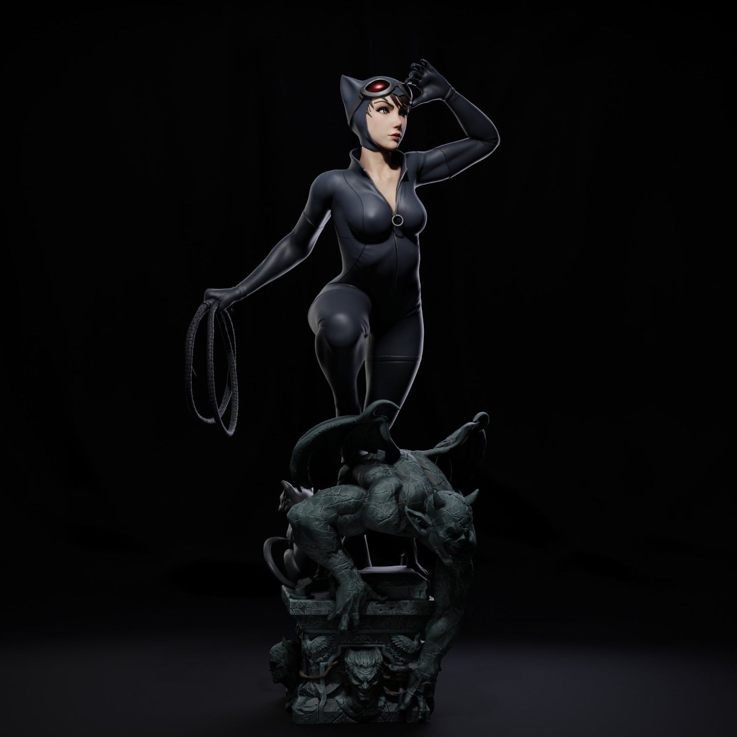 1272 CATWOMAN - DC Comics - STL 3D Print Files - 3D Printed Garage Kit ガレージキット Resin Model Scale Figure フィギュア