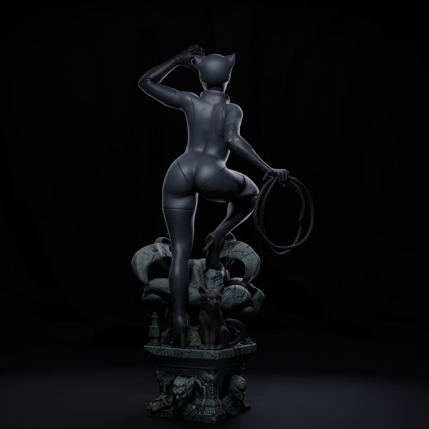 1272 CATWOMAN - DC Comics - STL 3D Print Files - 3D Printed Garage Kit ガレージキット Resin Model Scale Figure フィギュア