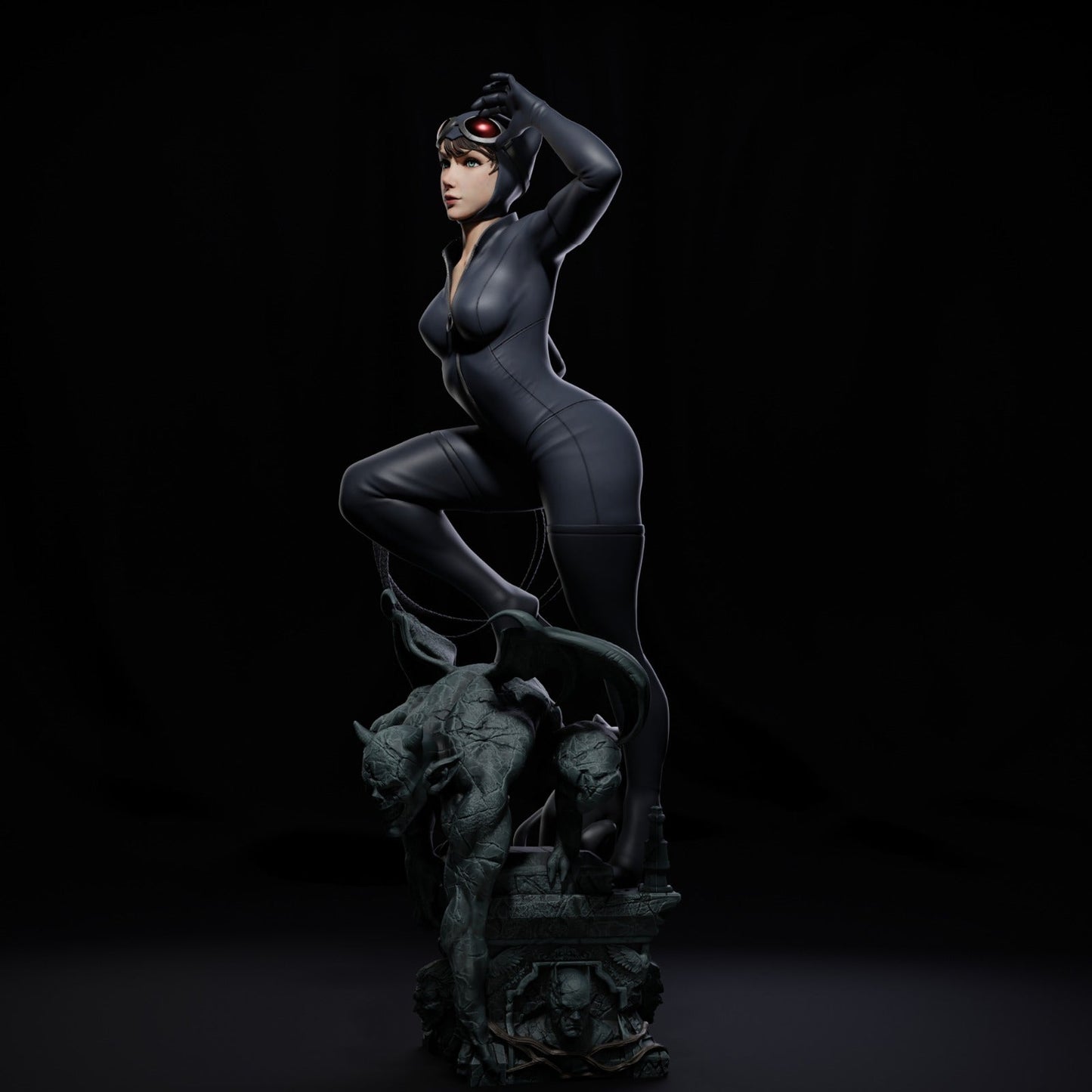 1272 CATWOMAN - DC Comics - STL 3D Print Files - 3D Printed Garage Kit ガレージキット Resin Model Scale Figure フィギュア