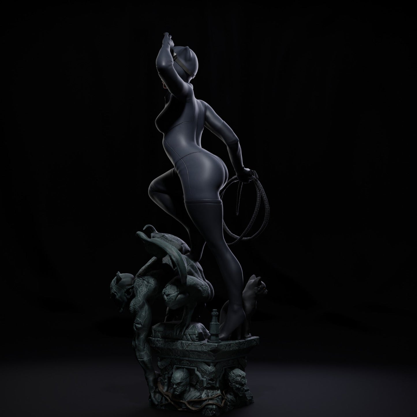 1272 CATWOMAN - DC Comics - STL 3D Print Files - 3D Printed Garage Kit ガレージキット Resin Model Scale Figure フィギュア