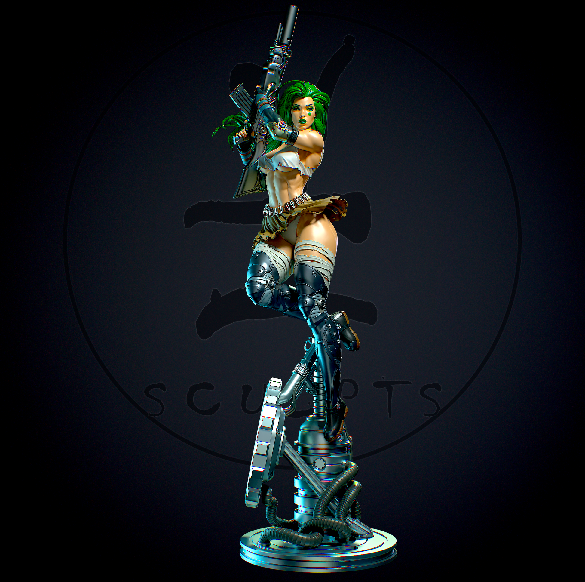 Aphrodite IX Special Edition - STL 3D Print Files - 3D Printed Garage Kit ガレージキット Resin Model Scale Figure フィギュア