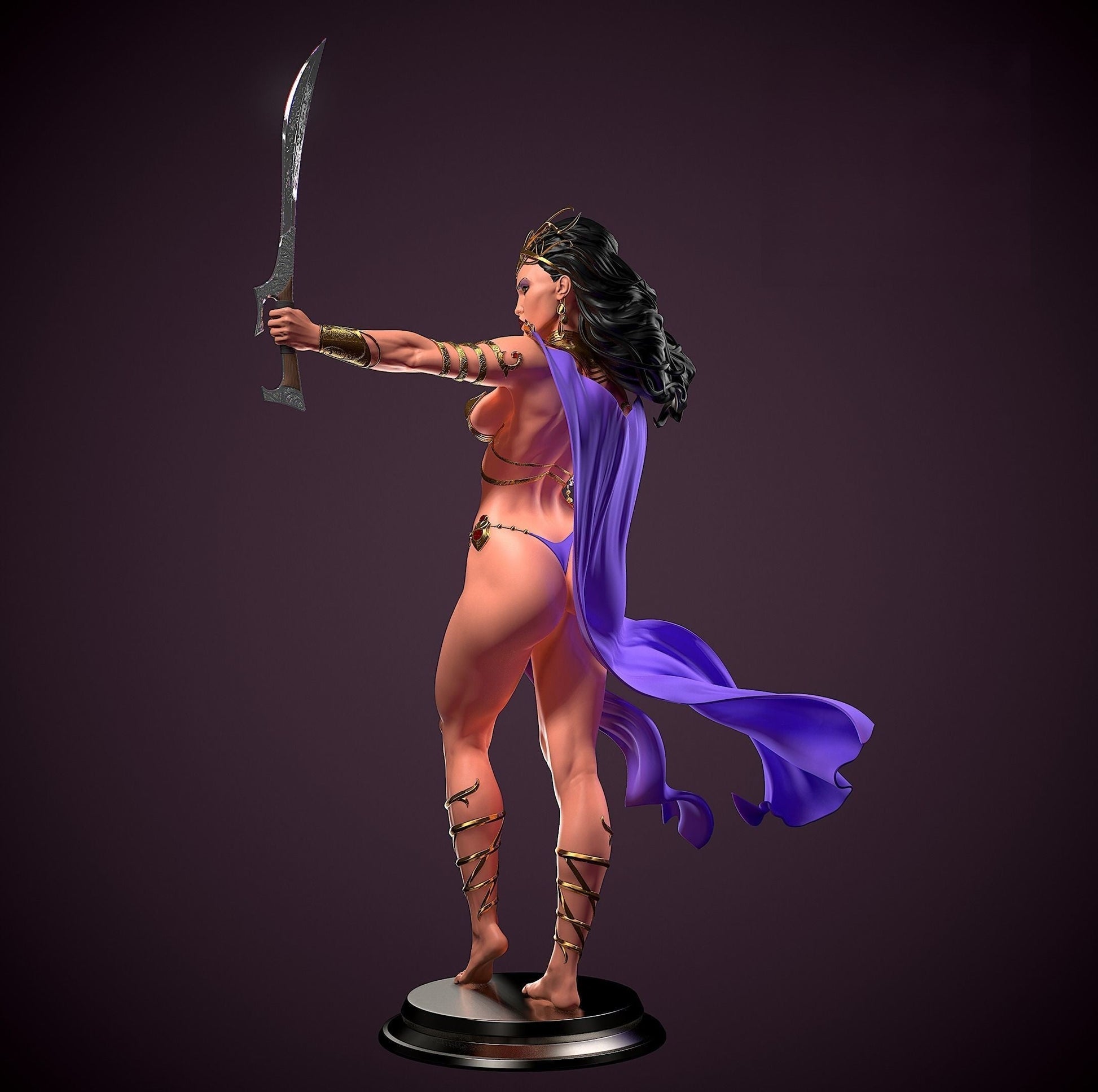 1332 Dejah Thoris Special Edition - STL 3D Print Files - 3D Printed Garage Kit ガレージキット Resin Model Scale Figure フィギュア