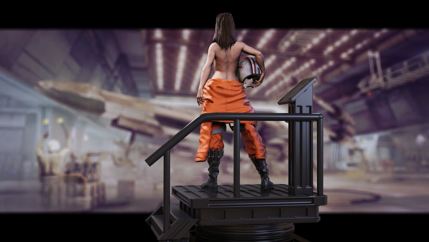Rebel Pilot Special Edition - Star Wars - STL 3D Print Files - 3D Printed Garage Kit ガレージキット Resin Model Scale Figure フィギュア