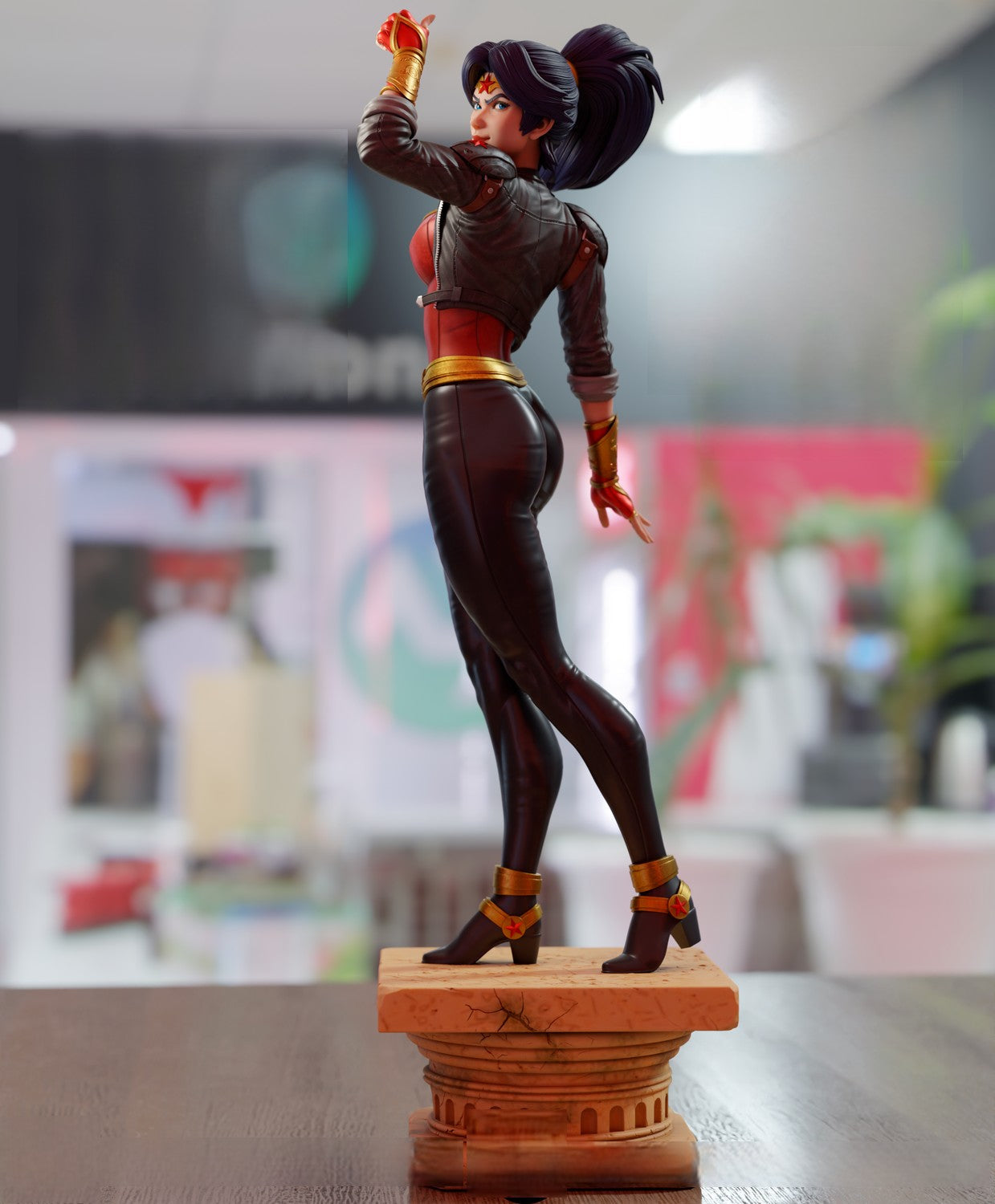 1833 Wonder Woman Special Edition - STL 3D Print Files - 3D Printed Garage Kit ガレージキット Resin Model Scale Figure フィギュア