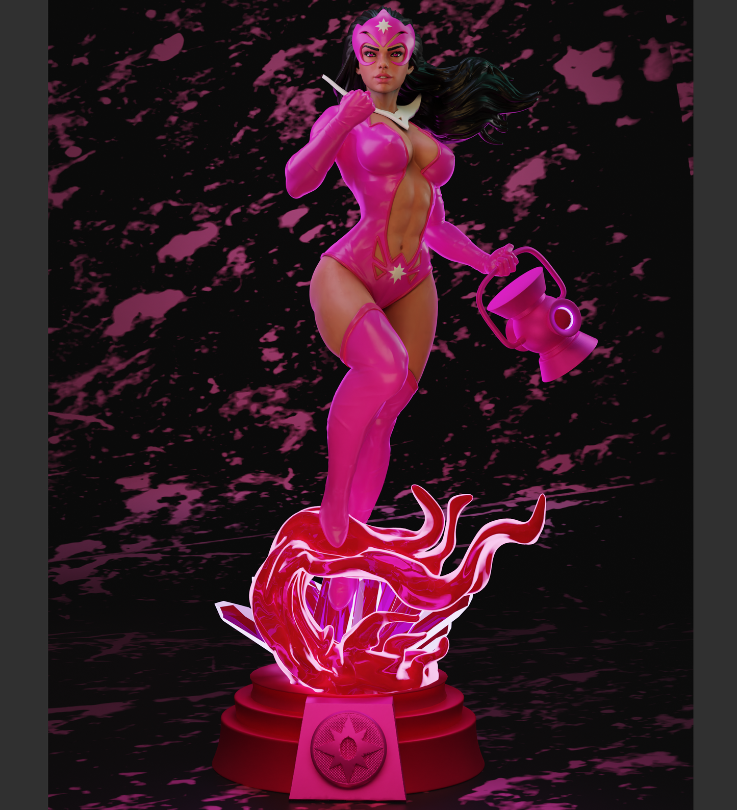 Star Sapphire Special Edition - DC Comics - STL 3D Print Files - 3D Printed Garage Kit ガレージキット Resin Model Scale Figure フィギュア