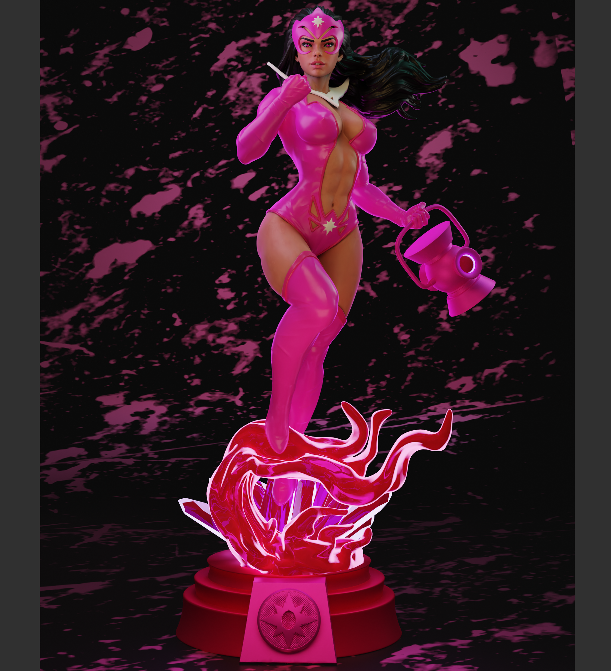 Star Sapphire Special Edition - DC Comics - STL 3D Print Files - 3D Printed Garage Kit ガレージキット Resin Model Scale Figure フィギュア