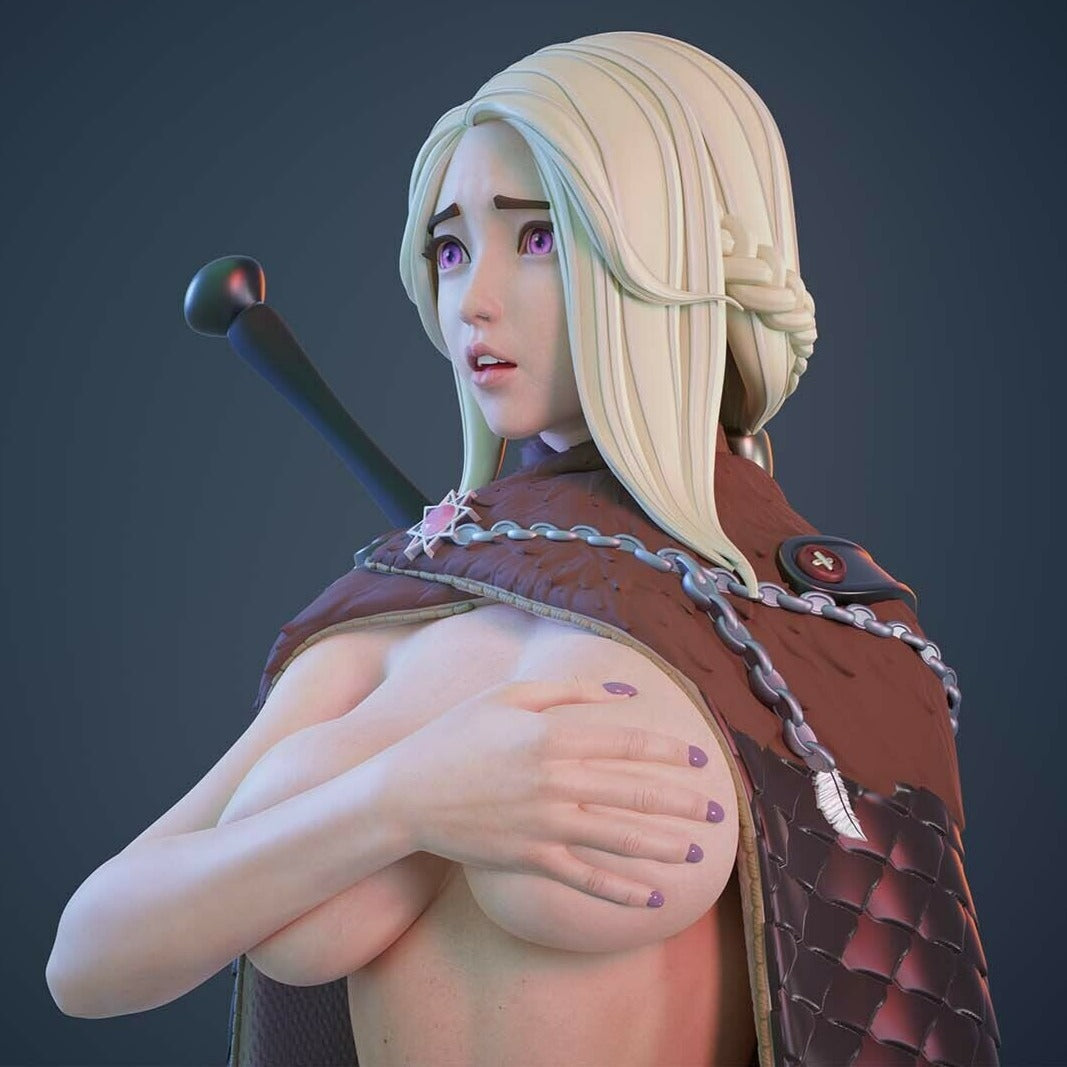 Woman Warrior Special Edition 1/8 Scale - 3D Printed Garage Kit ガレージキット Resin Model Scale Figure フィギュア