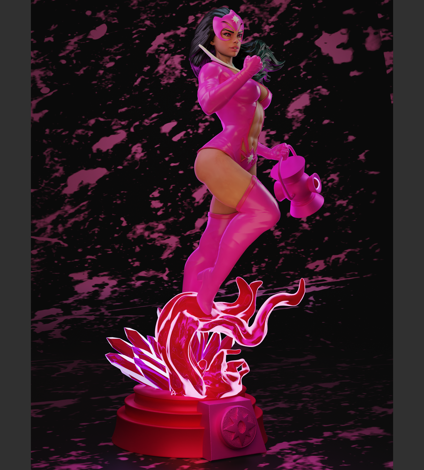 Star Sapphire Special Edition - DC Comics - STL 3D Print Files - 3D Printed Garage Kit ガレージキット Resin Model Scale Figure フィギュア