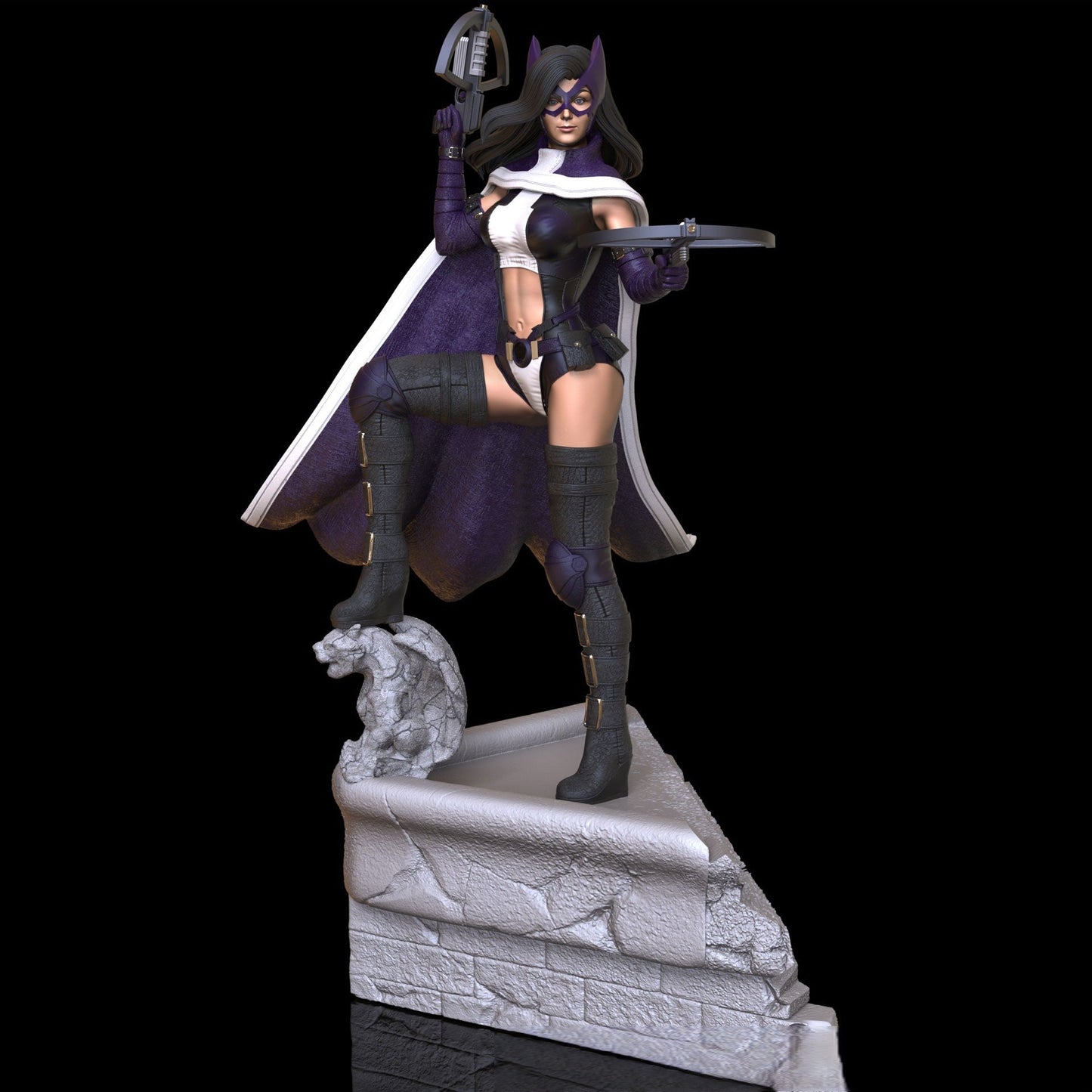 1484 Huntress Special Edition - STL 3D Print Files - 3D Printed Garage Kit ガレージキット Resin Model Scale Figure フィギュア