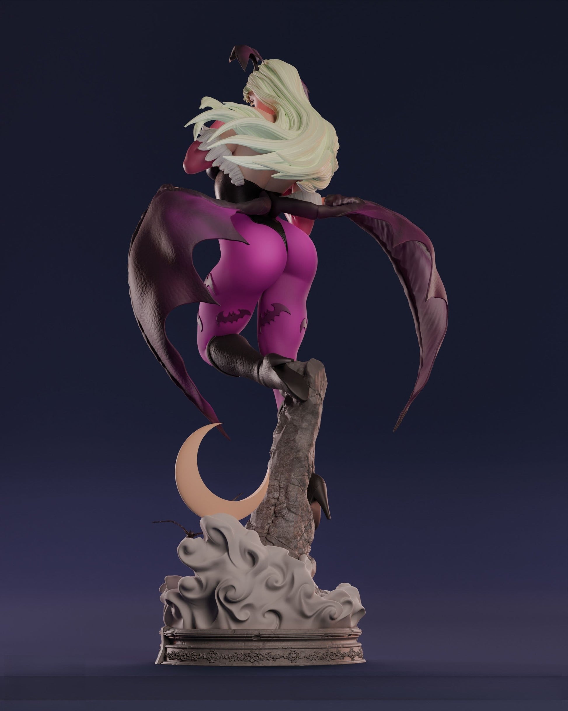 1492 Morrigan Special Edition - Darkstalkers - STL 3D Print Files - 3D Printed Garage Kit ガレージキット Resin Model Scale Figure フィギュア