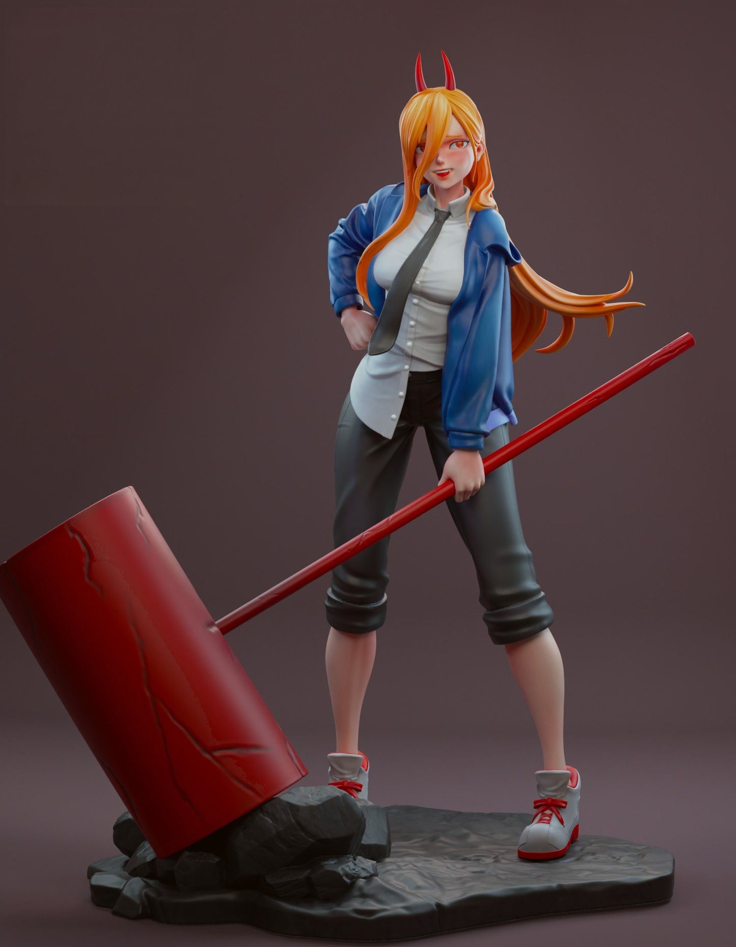 Power Nurse Special Edition - Chainsaw Man - STL 3D Print Files - 3D Printed Garage Kit ガレージキット Resin Model Scale Figure フィギュア