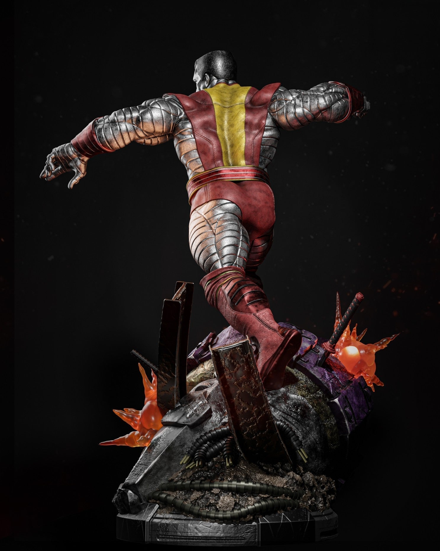 Colossus - X-Men 1/8 Scale - 3D Printed Garage Kit ガレージキット Resin Model Scale Figure フィギュア