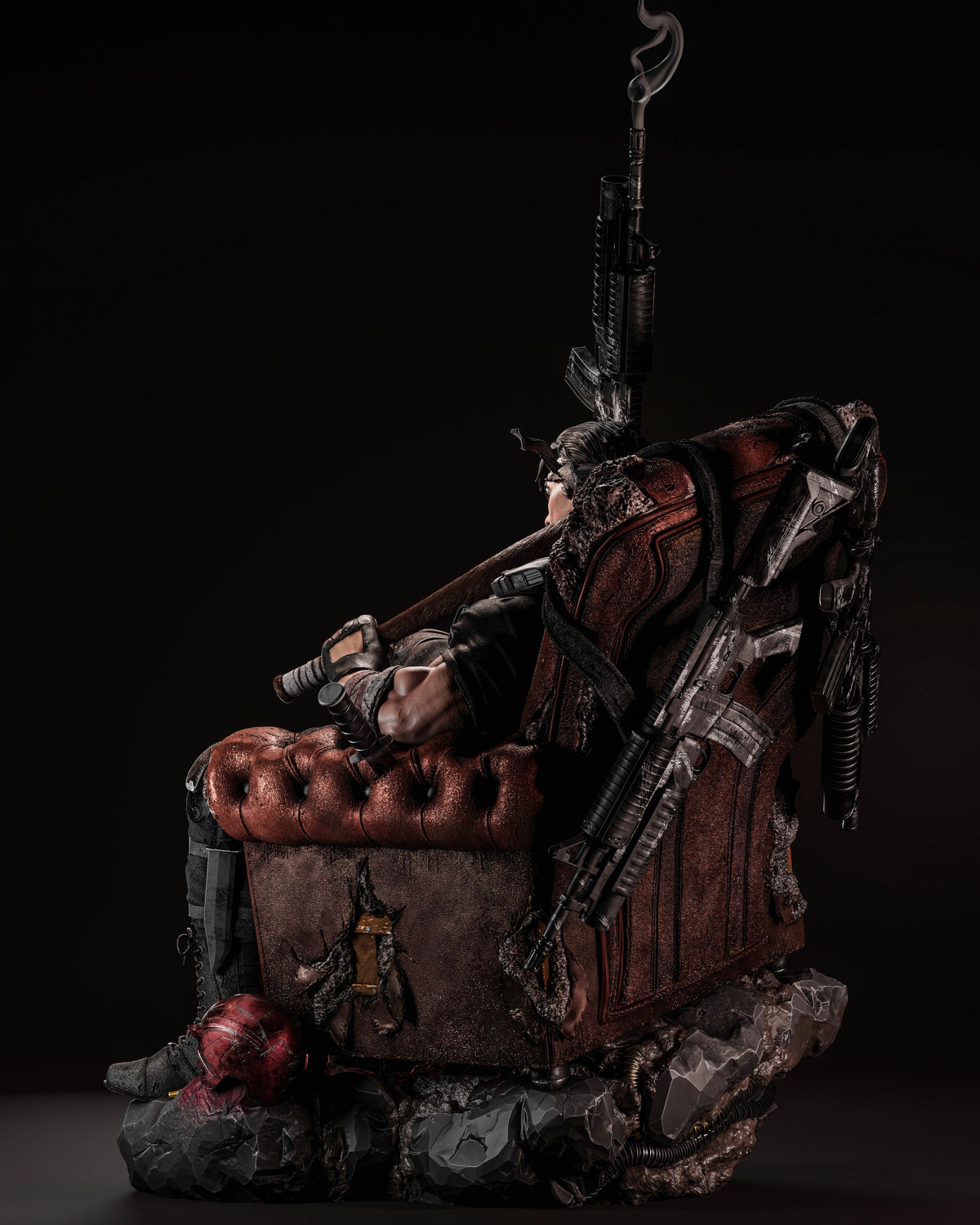 Battle-Ready Comic Universe Guardian resin kit view 16