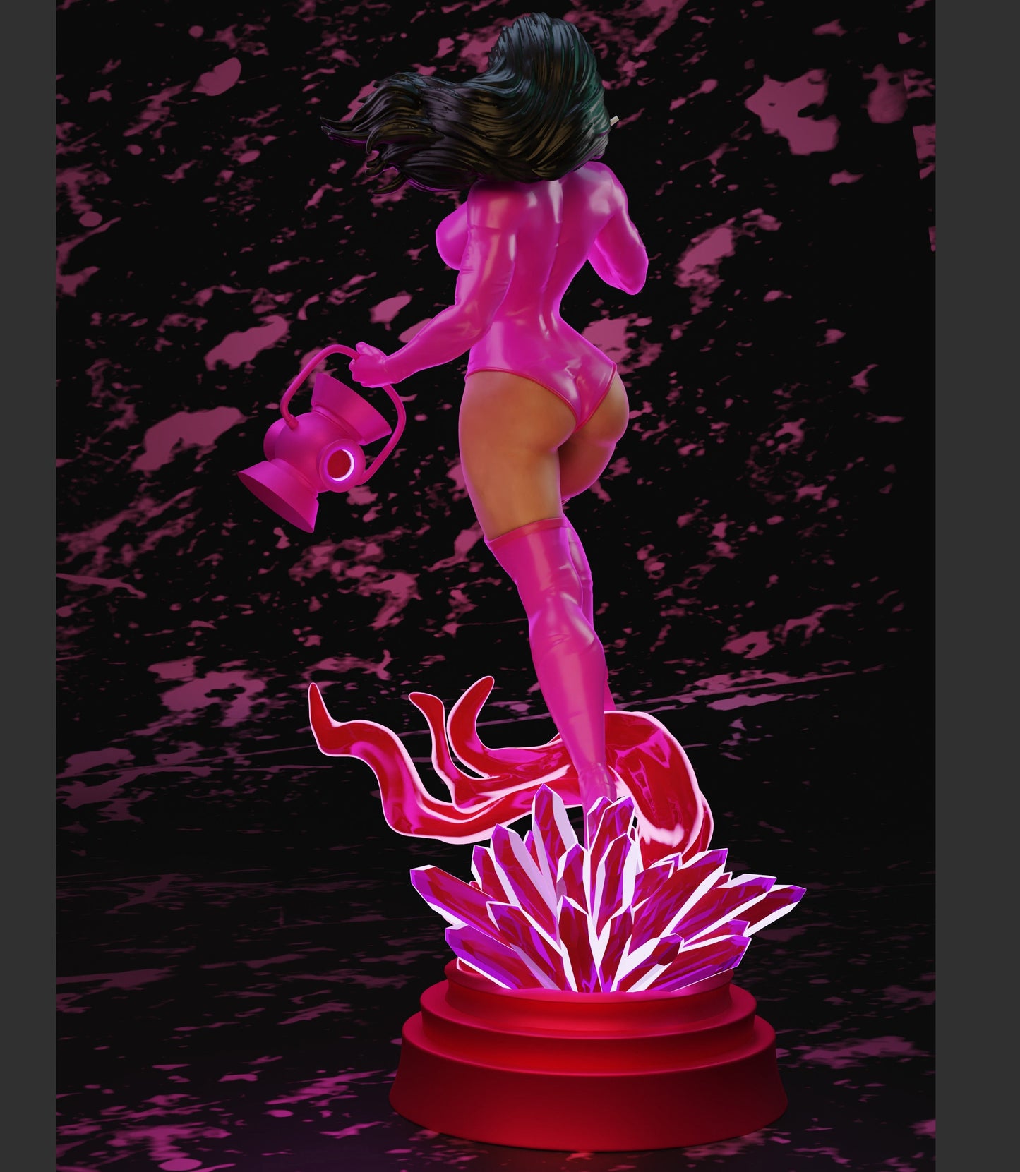 Star Sapphire Special Edition - DC Comics - STL 3D Print Files - 3D Printed Garage Kit ガレージキット Resin Model Scale Figure フィギュア