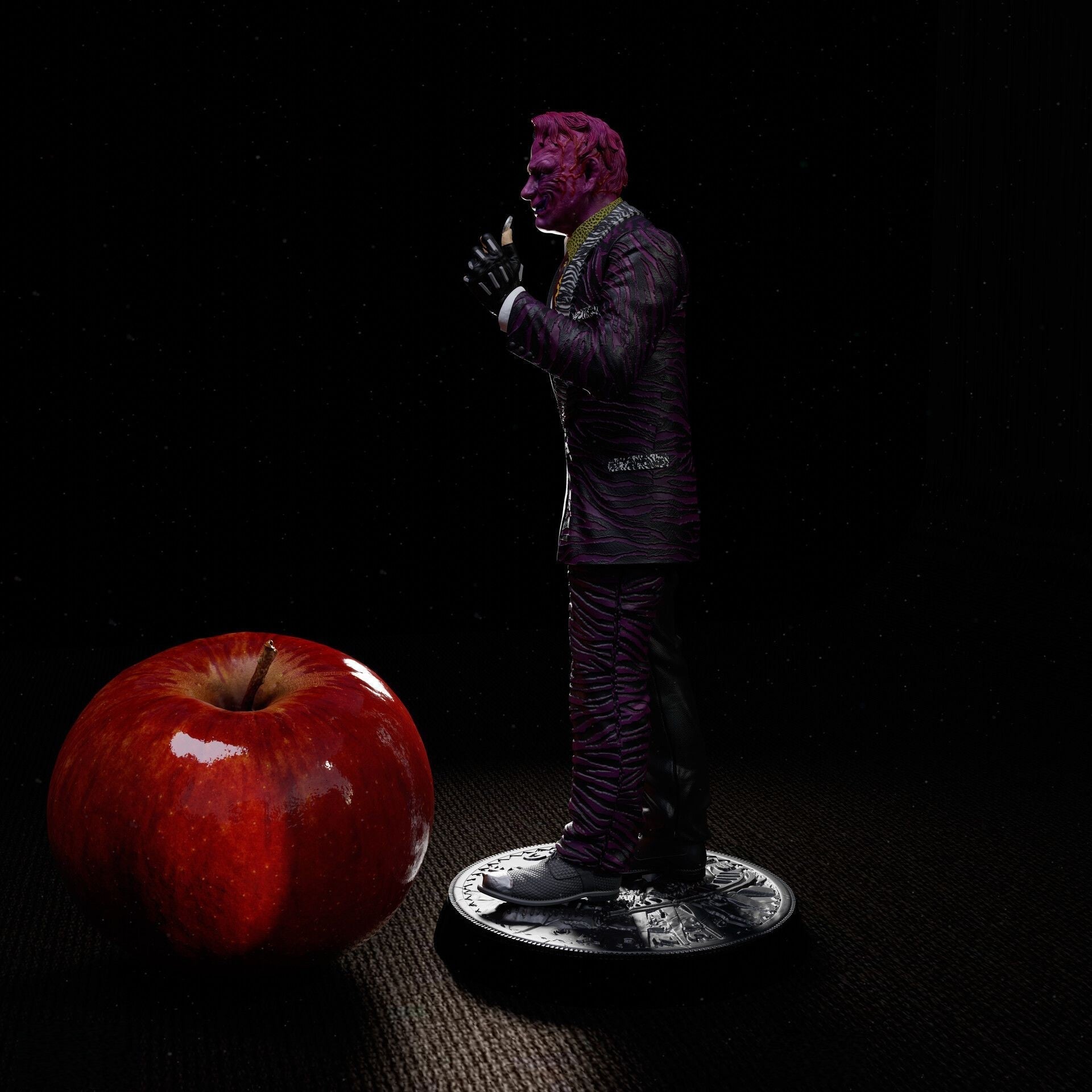 Two face - Tommy Lee Jones - Batman - STL 3D Print Files - 3D Printed Garage Kit ガレージキット Resin Model Scale Figure フィギュア