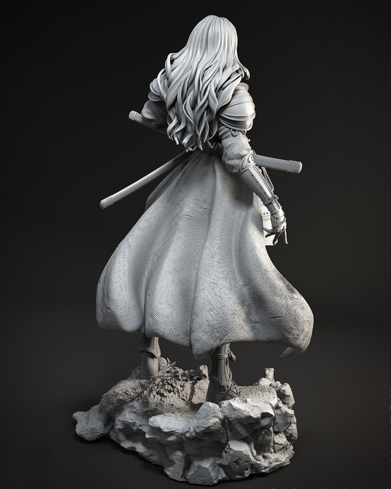 Samurai Wonder Woman 1/8 Scale - 3D Printed Garage Kit ガレージキット Resin Model Scale Figure フィギュア