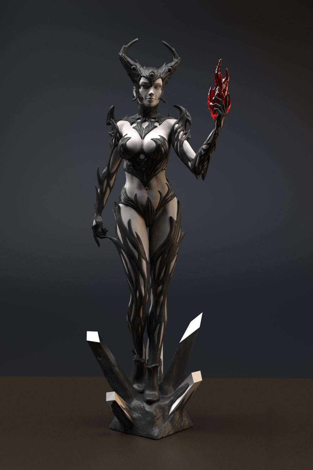 Diqual - Queen of Pain Special Edition - STL 3D Print Files - 3D Printed Garage Kit ガレージキット Resin Model Scale Figure フィギュア