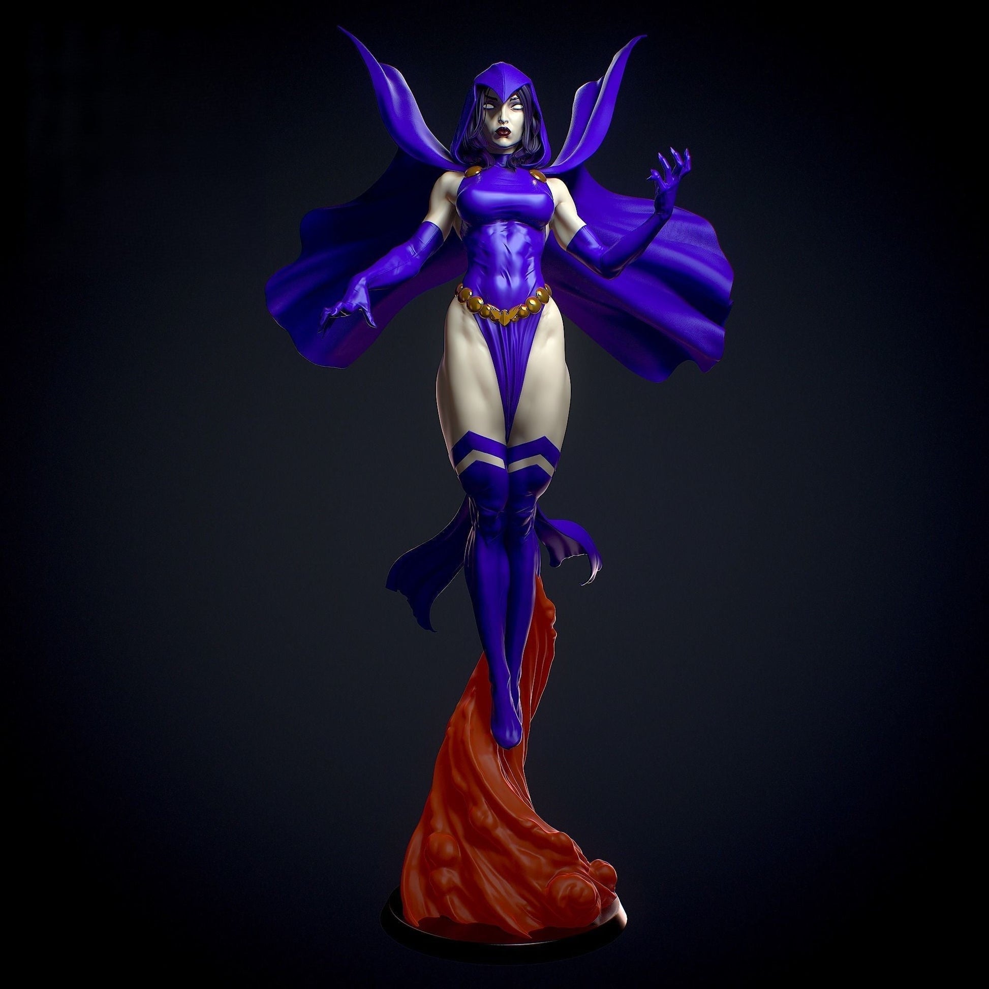 1417 Raven Special Edition - DC Comics - STL 3D Print Files - 3D Printed Garage Kit ガレージキット Resin Model Scale Figure フィギュア